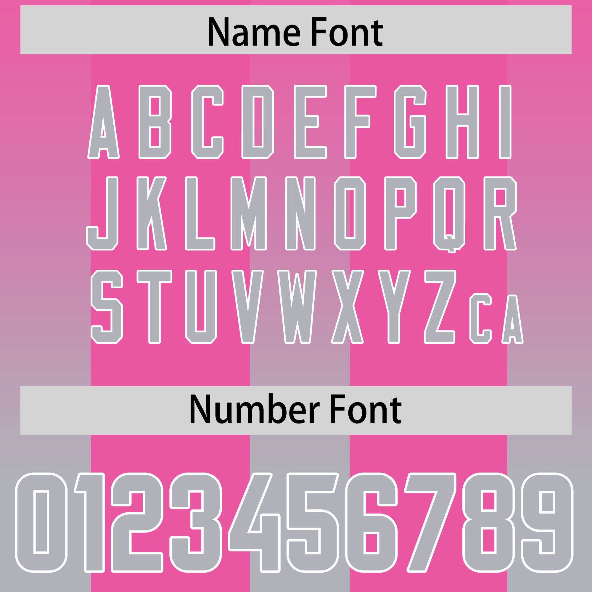 Custom Pink Gray Vertical Width Stripe Gradient Fashion Personalized Team American Football Jersey