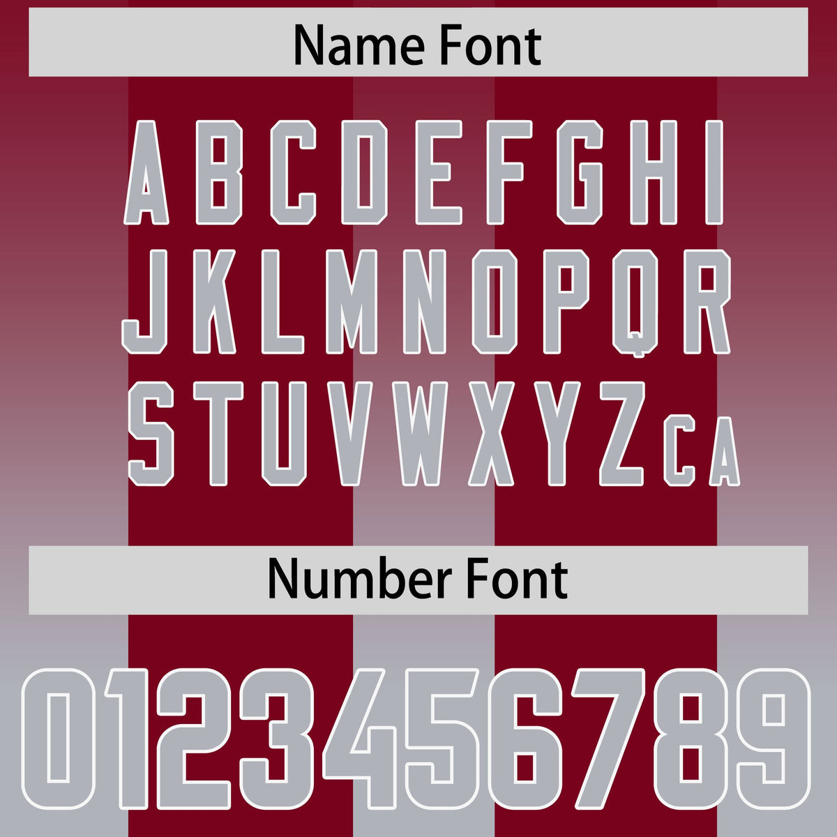 Custom Cardinal Gray Vertical Width Stripe Gradient Fashion Personalized Team American Football Jersey