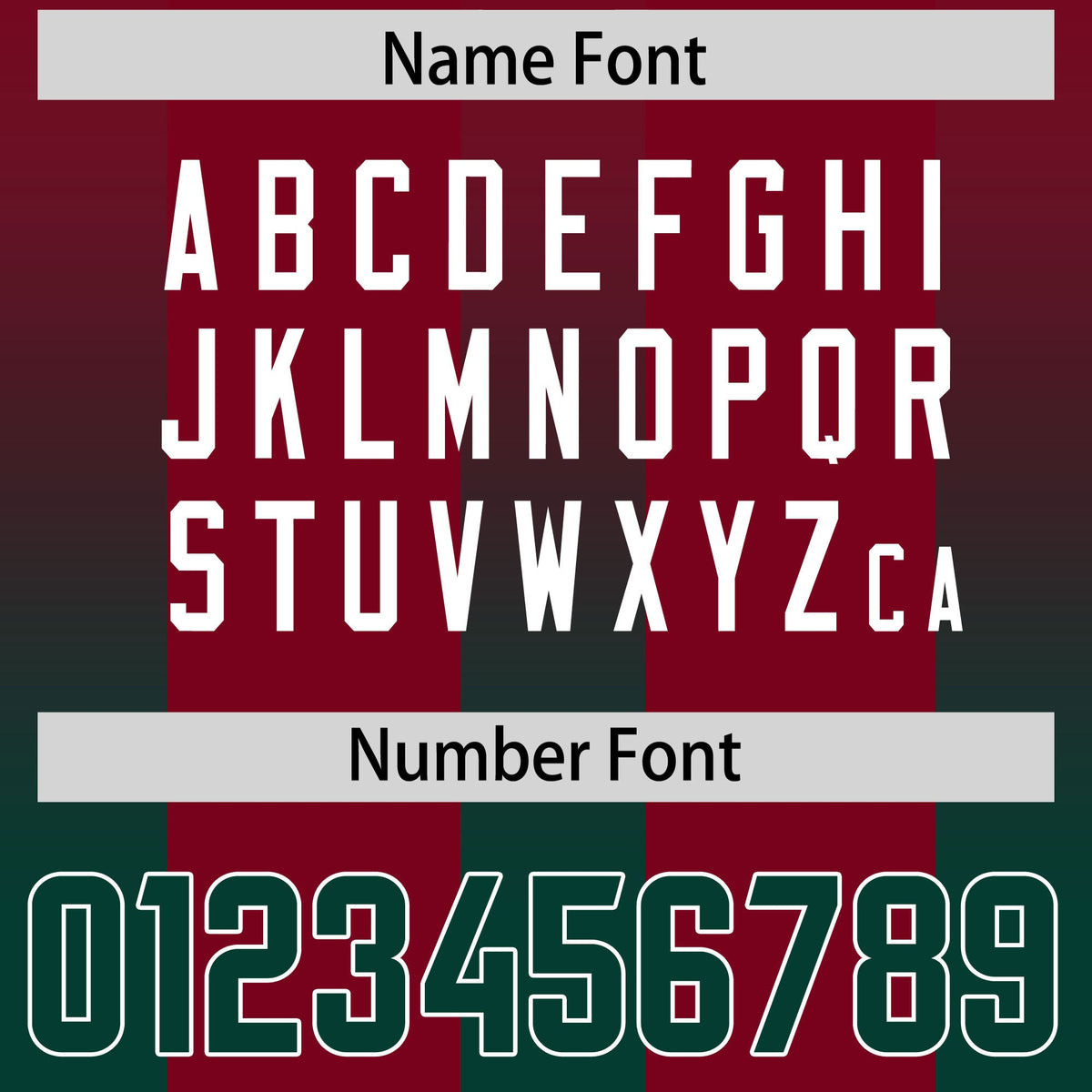 Custom Cardinal Midnight Green Vertical Width Stripe Gradient Fashion Personalized Team American Football Jersey