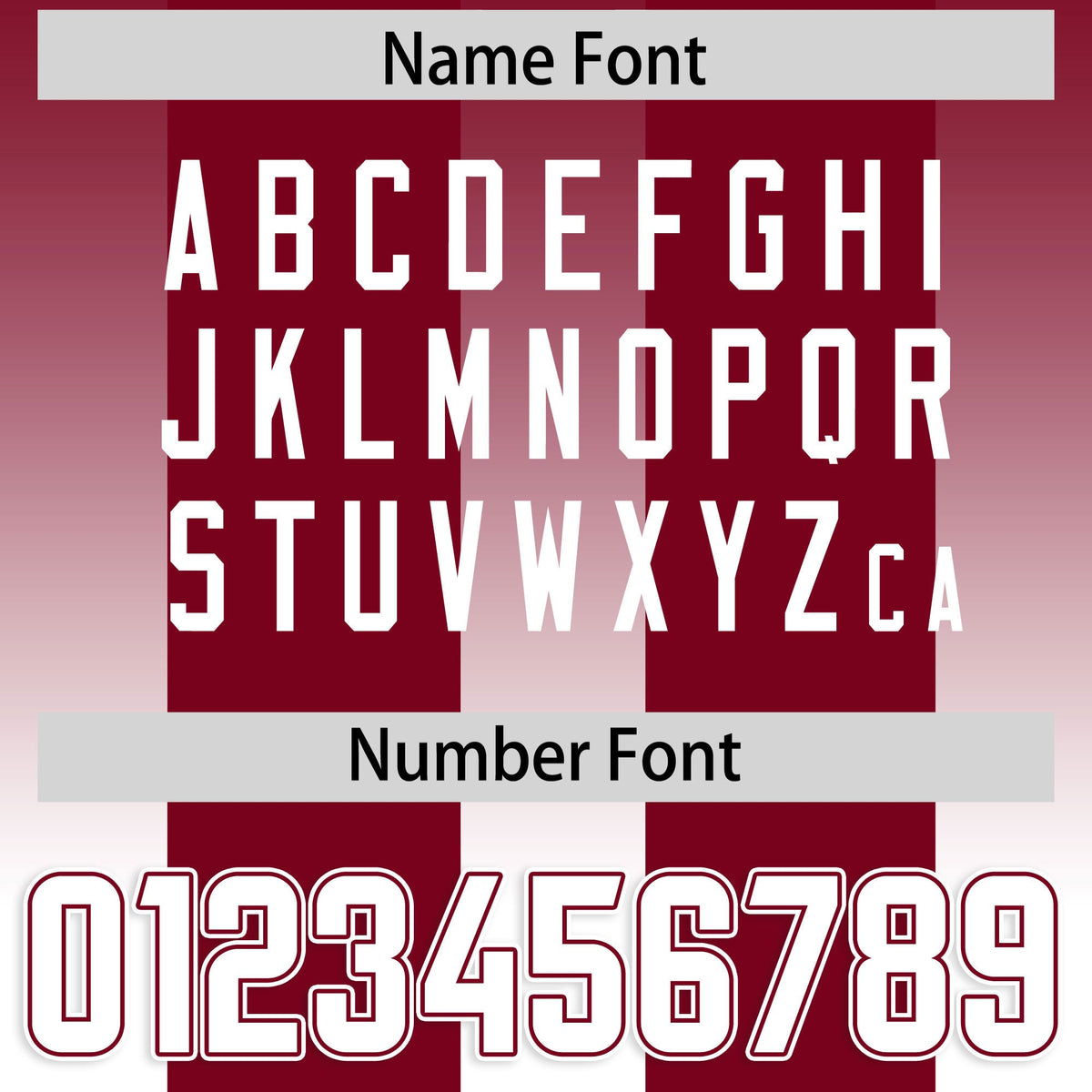 Custom Cardinal White Vertical Width Stripe Gradient Fashion Personalized Team American Football Jersey