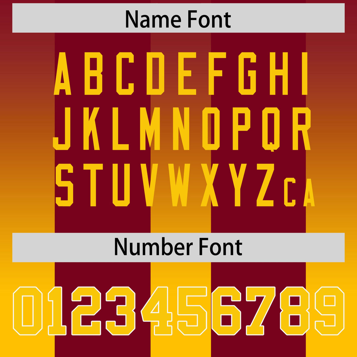 Custom Cardinal Yellow Vertical Width Stripe Gradient Fashion Personalized Team American Football Jersey