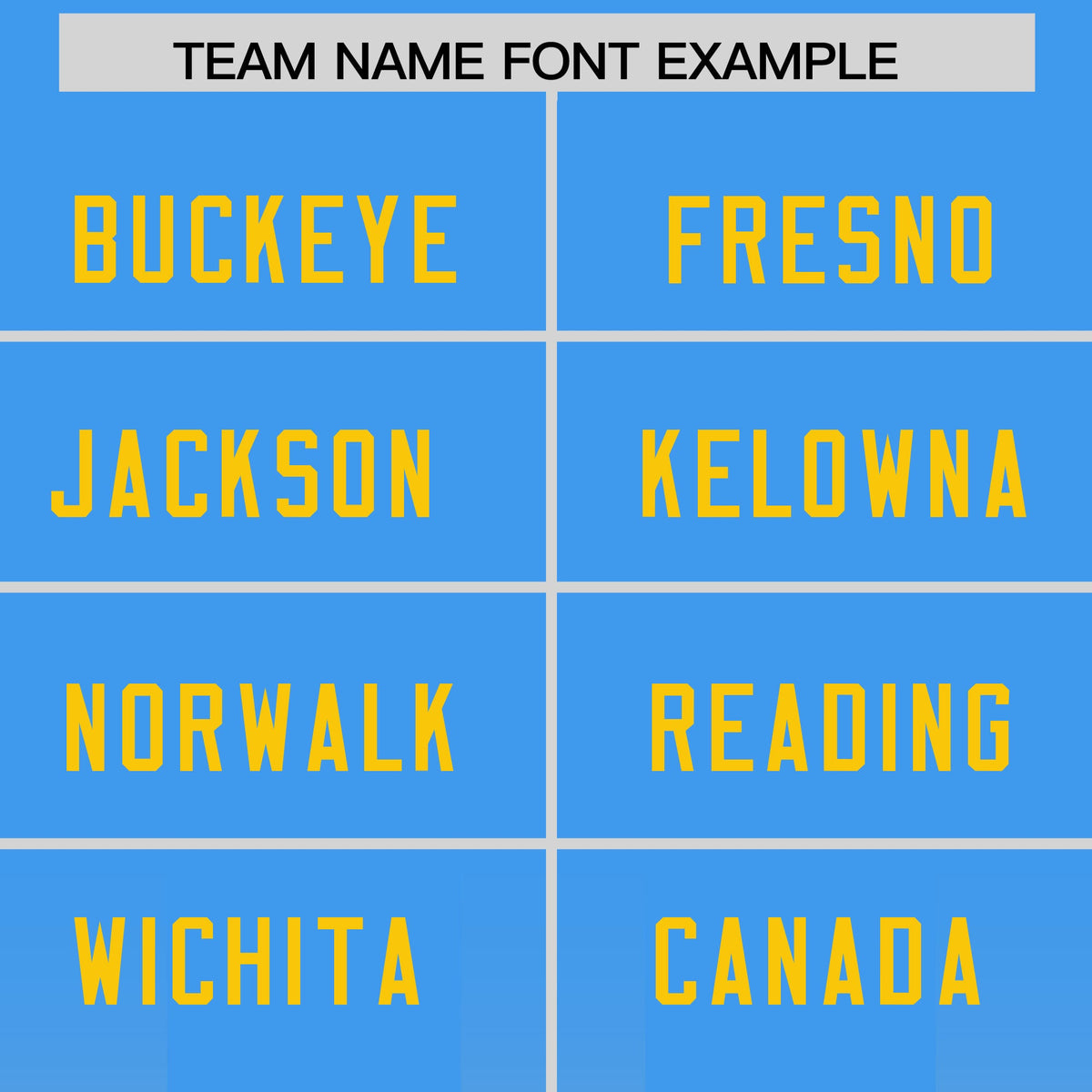 Custom Light Blue Yellow Vertical Width Stripe Gradient Fashion Personalized Team American Football Jersey