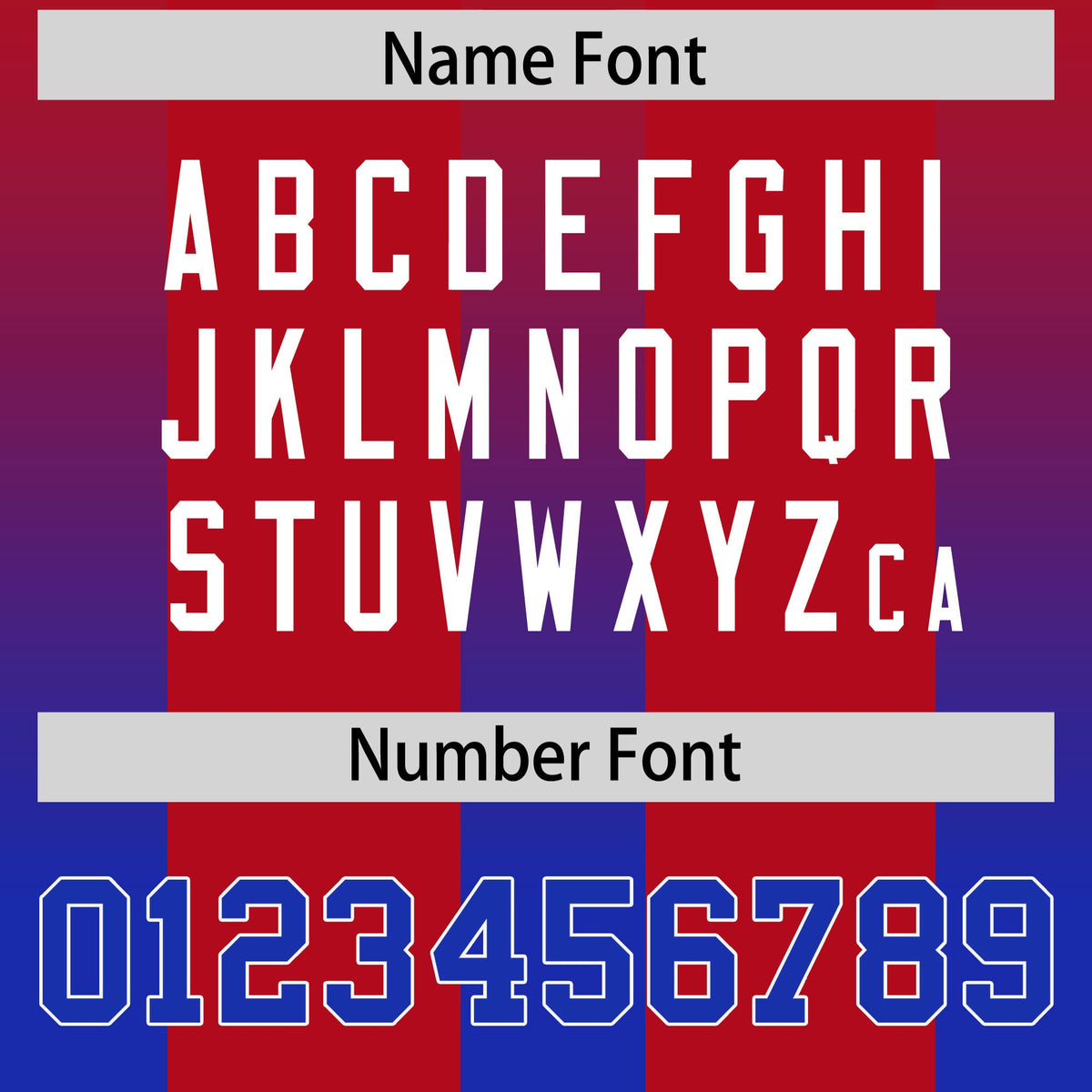 Custom Red Royal Vertical Width Stripe Gradient Fashion Personalized Team American Football Jersey