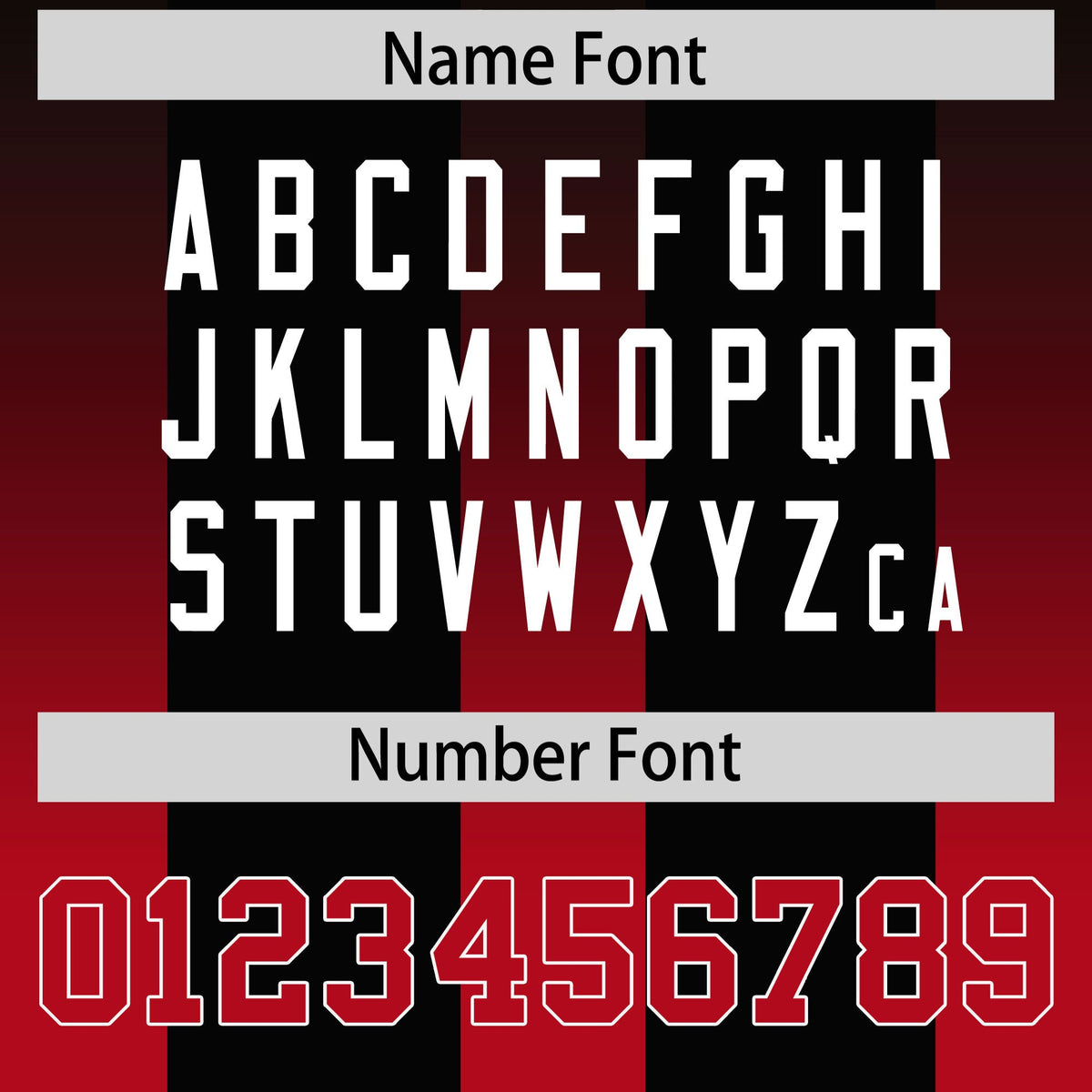 Custom Black Red Vertical Width Stripe Gradient Fashion Personalized Team American Football Jersey