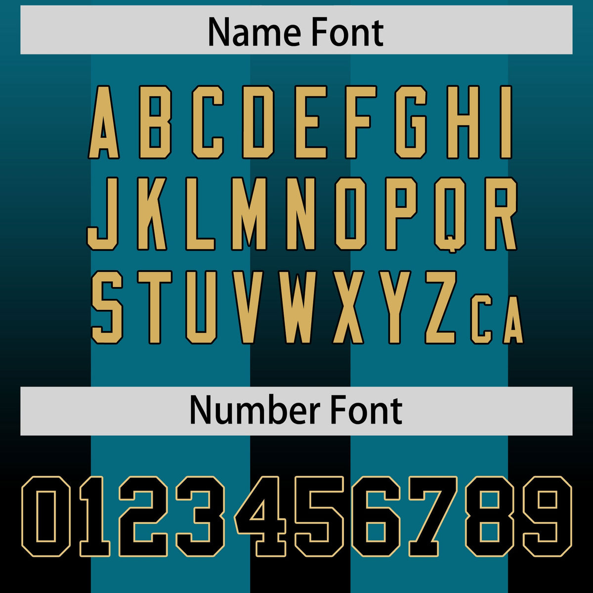 Custom Aqua Black Vertical Width Stripe Gradient Fashion Personalized Team American Football Jersey