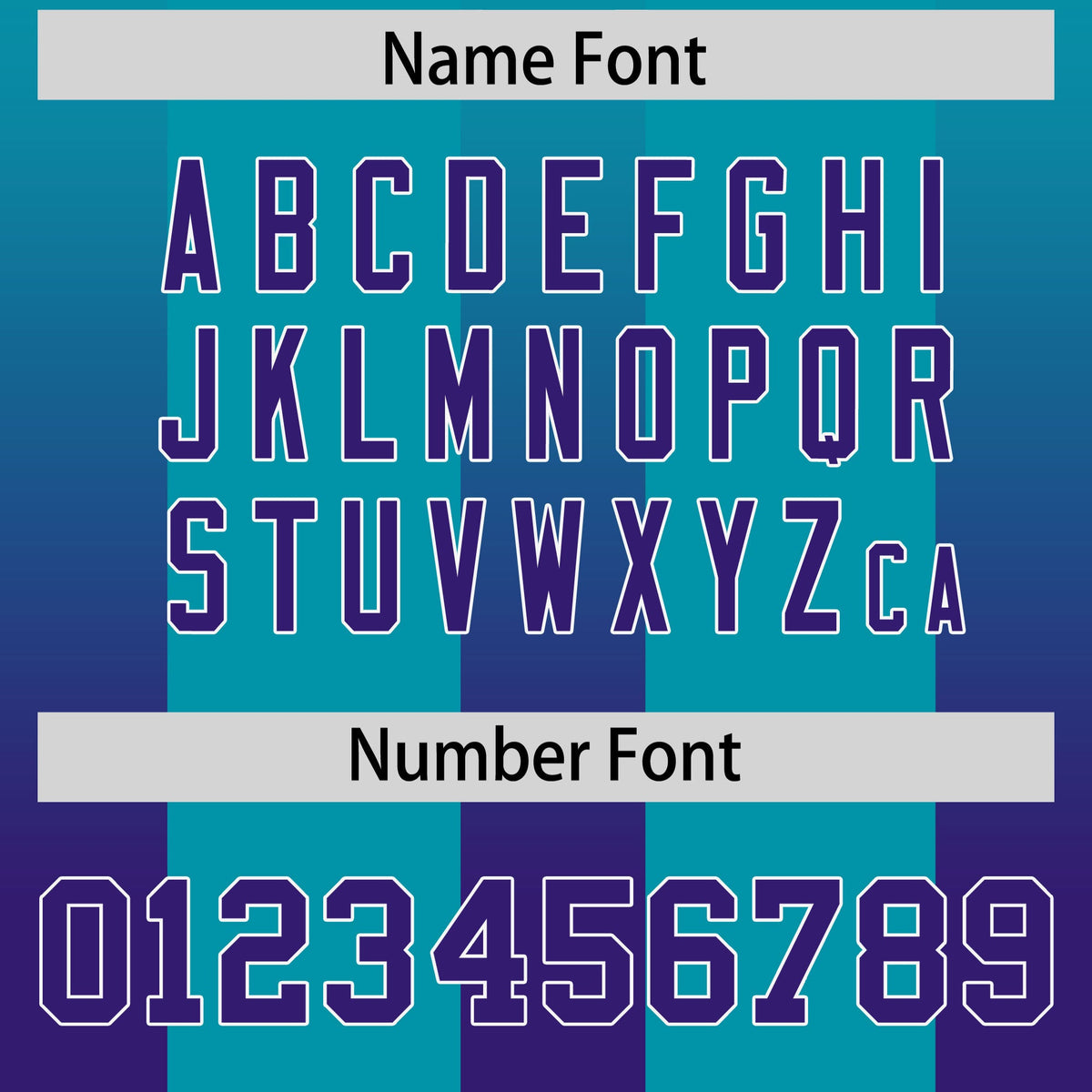 Custom Aqua Purple Vertical Width Stripe Gradient Fashion Personalized Team American Football Jersey