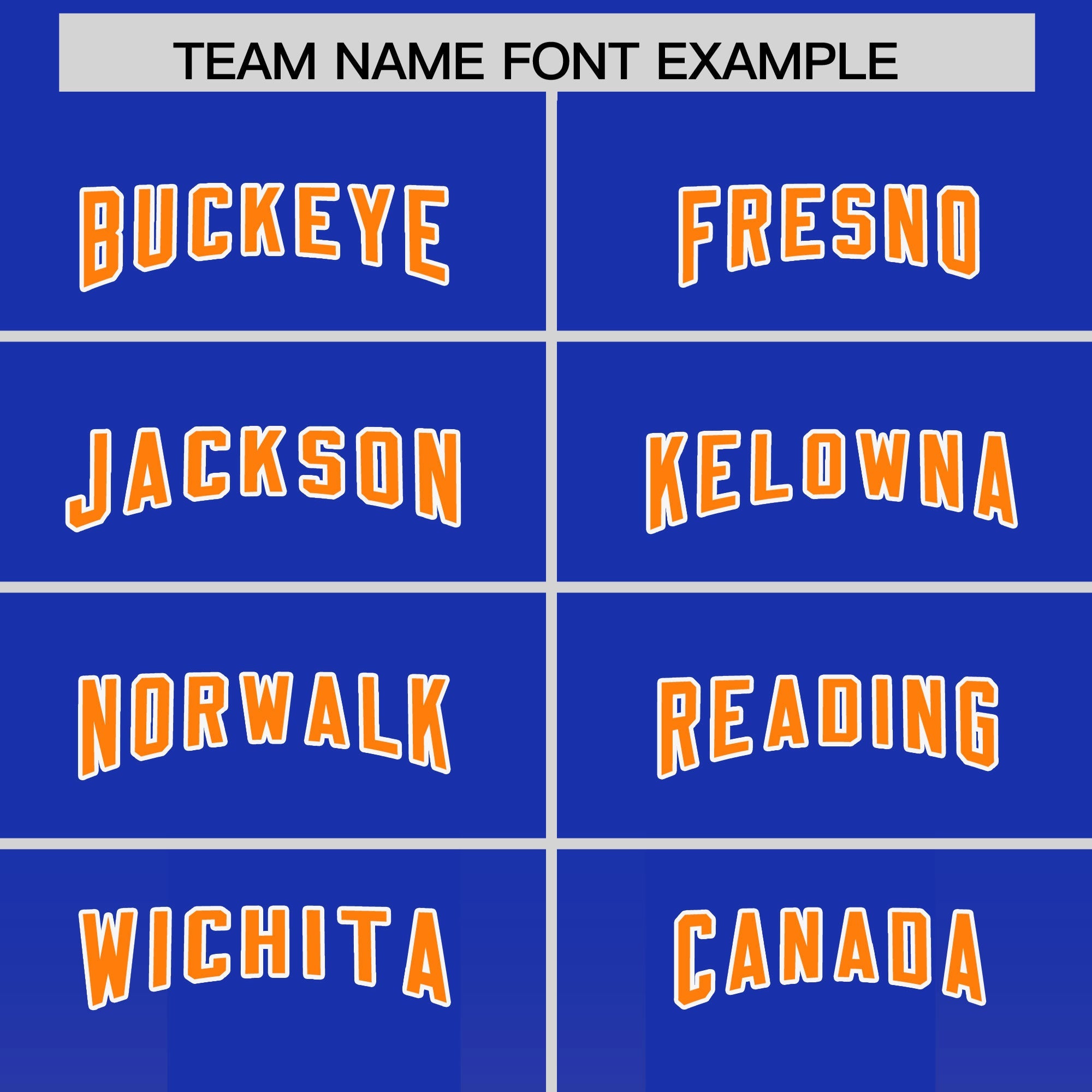 Custom Royal Orange Vertical Width Stripe Gradient Fashion Personalized Team American Football Jersey