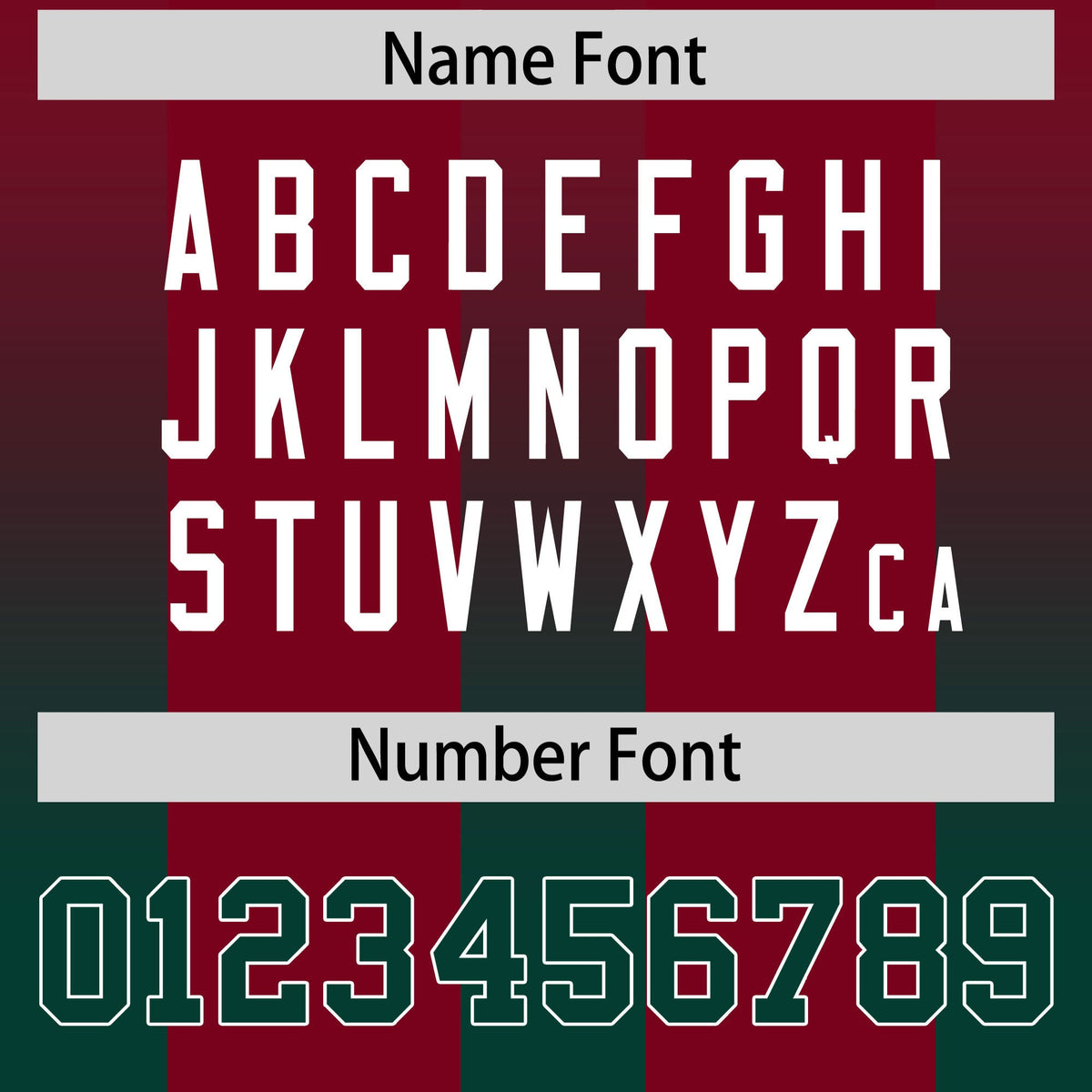 Custom Cardinal Midnight Green Vertical Width Stripe Gradient Fashion Personalized Team American Football Jersey