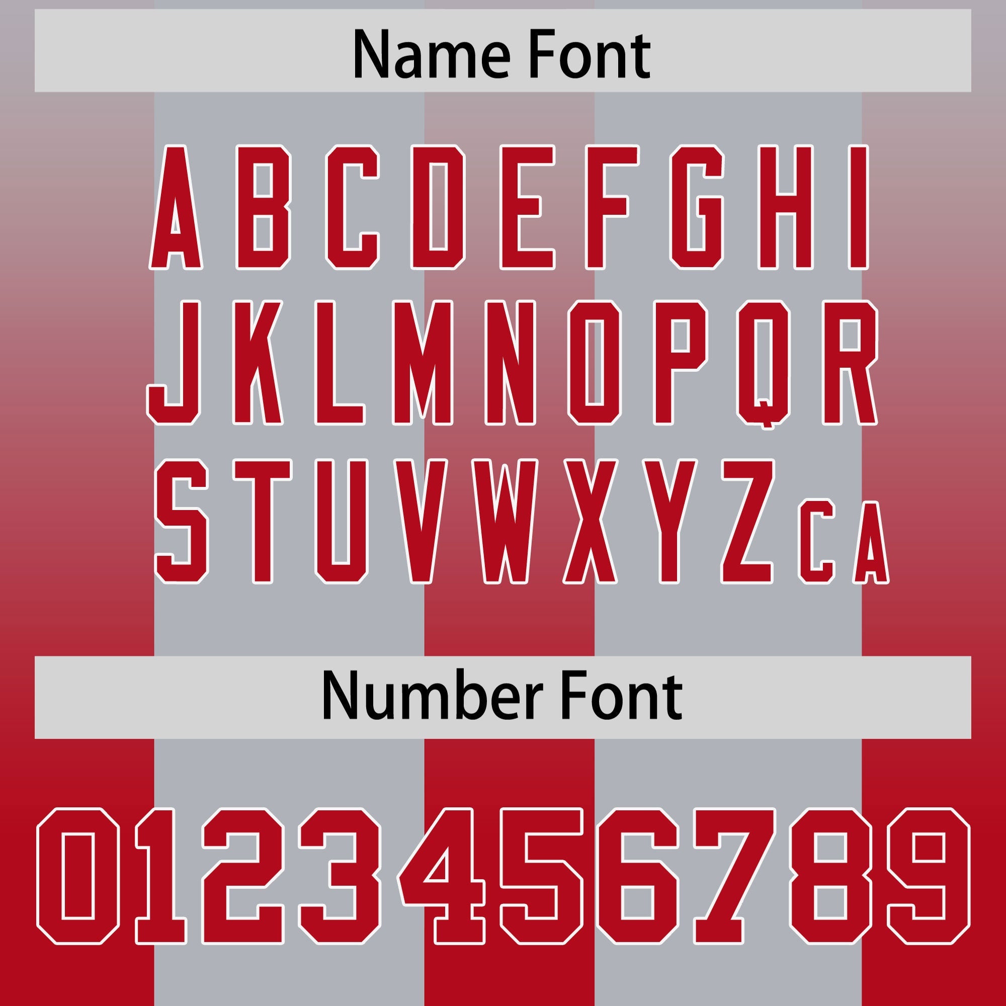 Custom Gray Red Vertical Width Stripe Gradient Fashion Personalized Team American Football Jersey