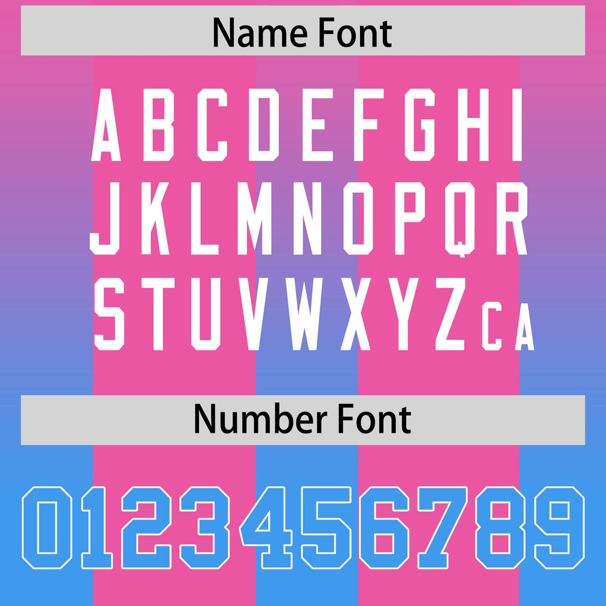 Custom Pink Light Blue Vertical Width Stripe Gradient Fashion Personalized Team American Football Jersey