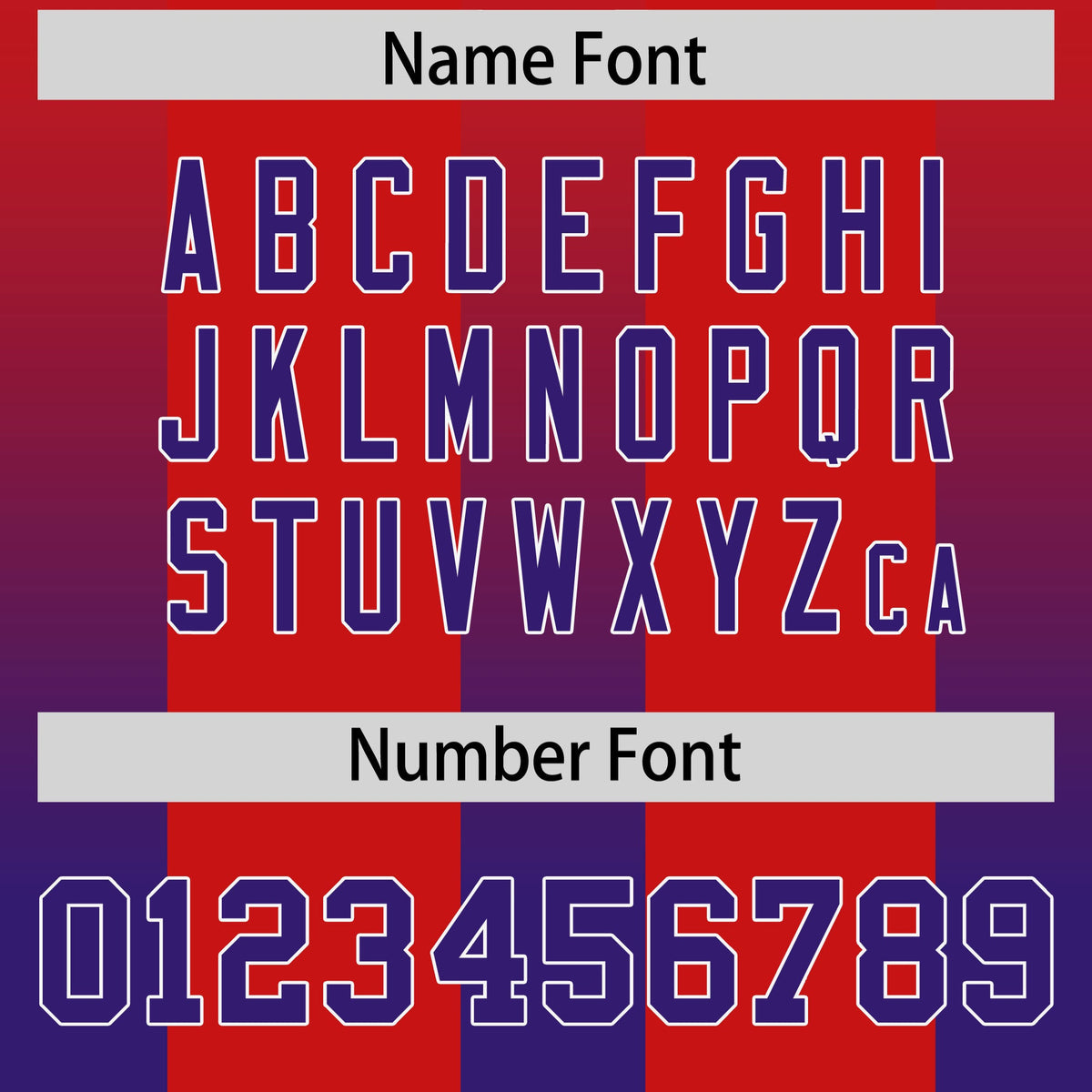 Custom Red Purple Vertical Width Stripe Gradient Fashion Personalized Team American Football Jersey