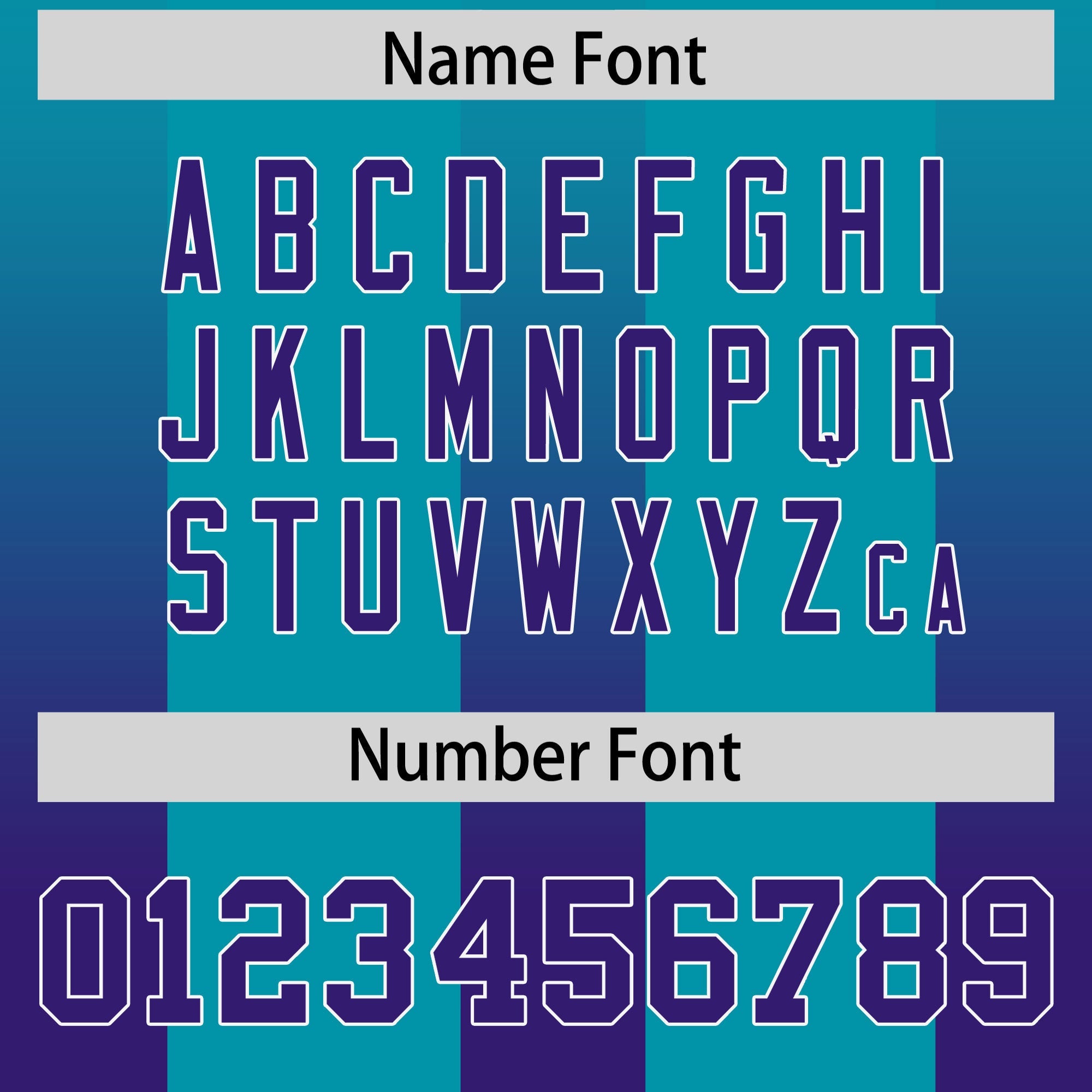 Custom Aqua Purple Vertical Width Stripe Gradient Fashion Personalized Team American Football Jersey