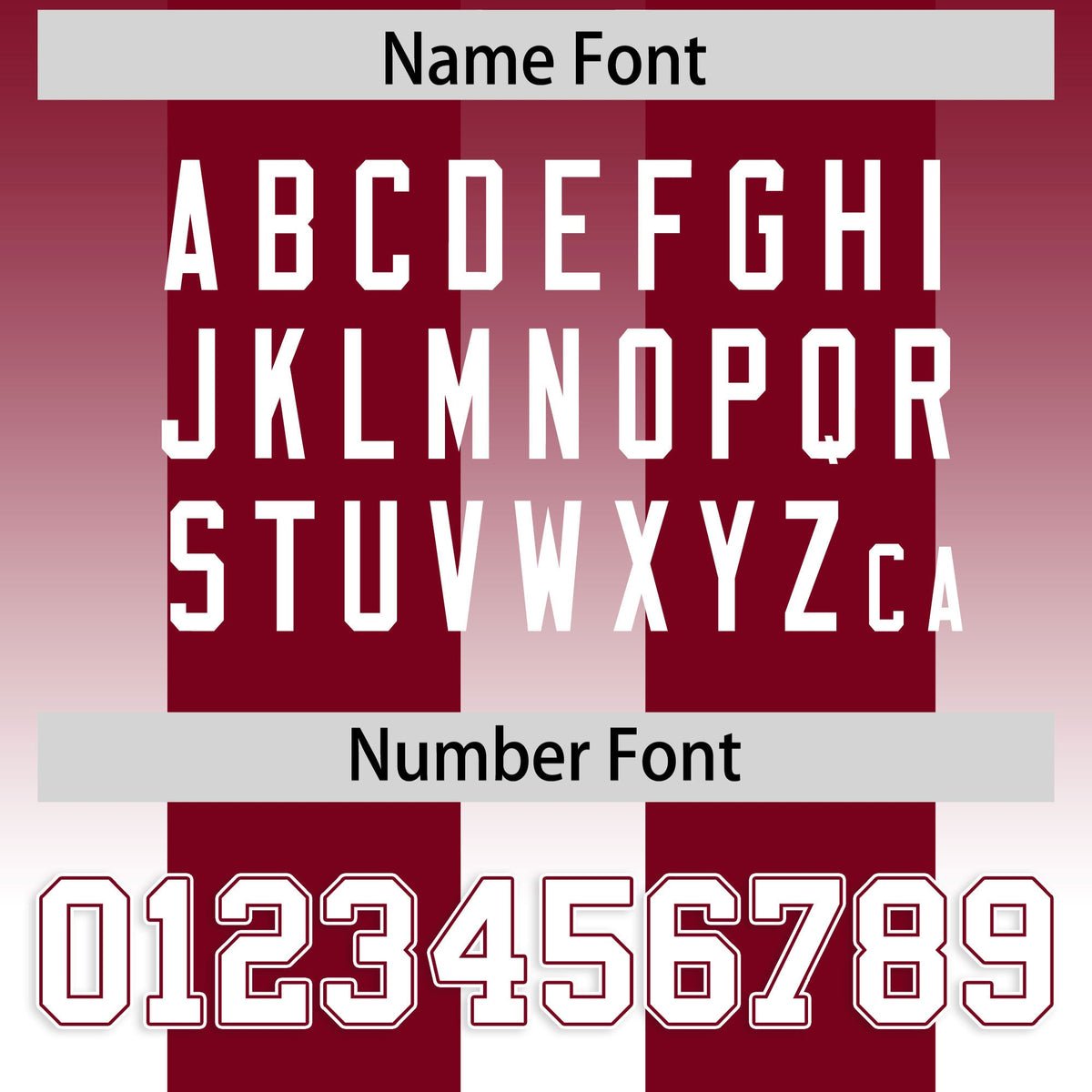 Custom Cardinal White Vertical Width Stripe Gradient Fashion Personalized Team American Football Jersey