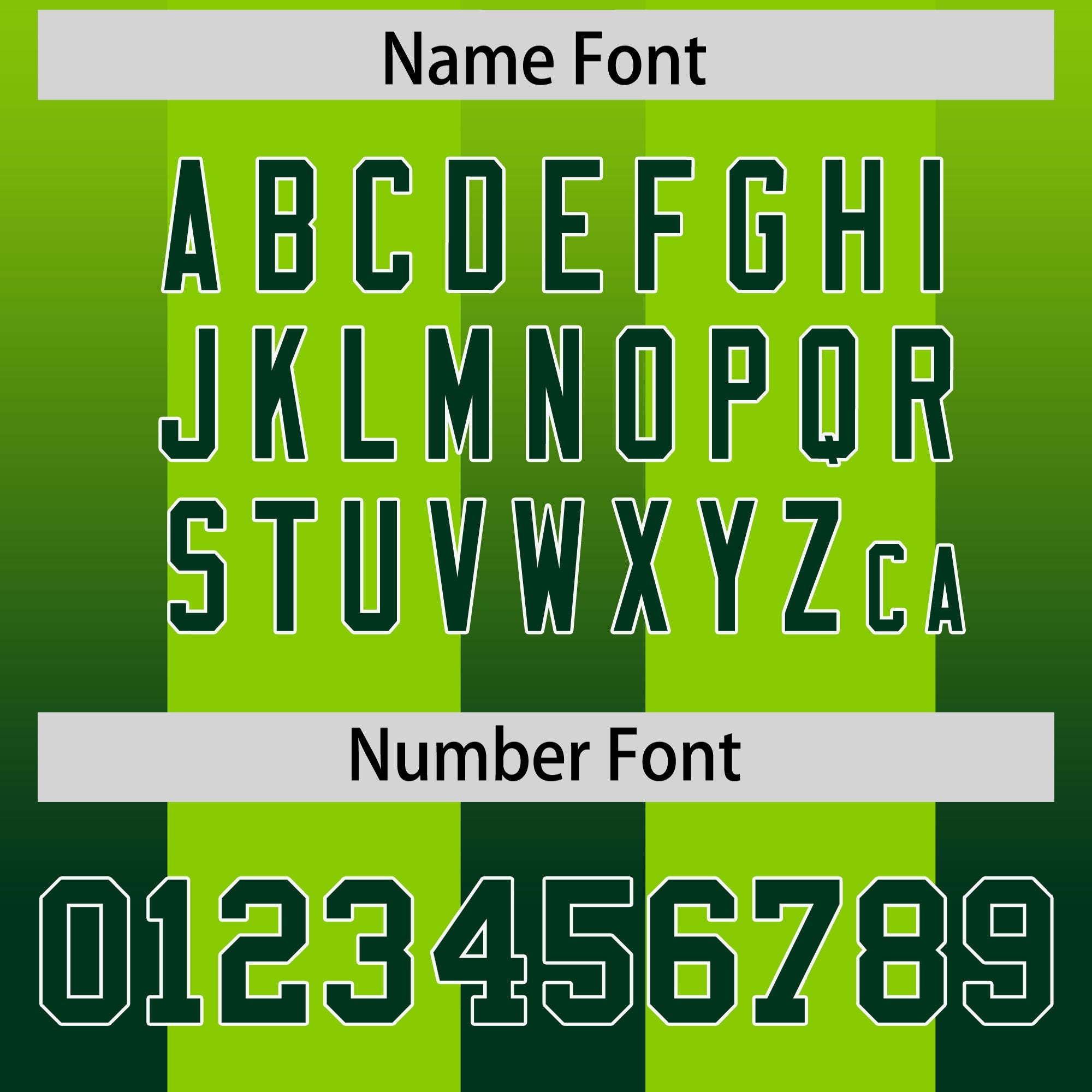 Custom Neon Green Green Vertical Width Stripe Gradient Fashion Personalized Team American Football Jersey