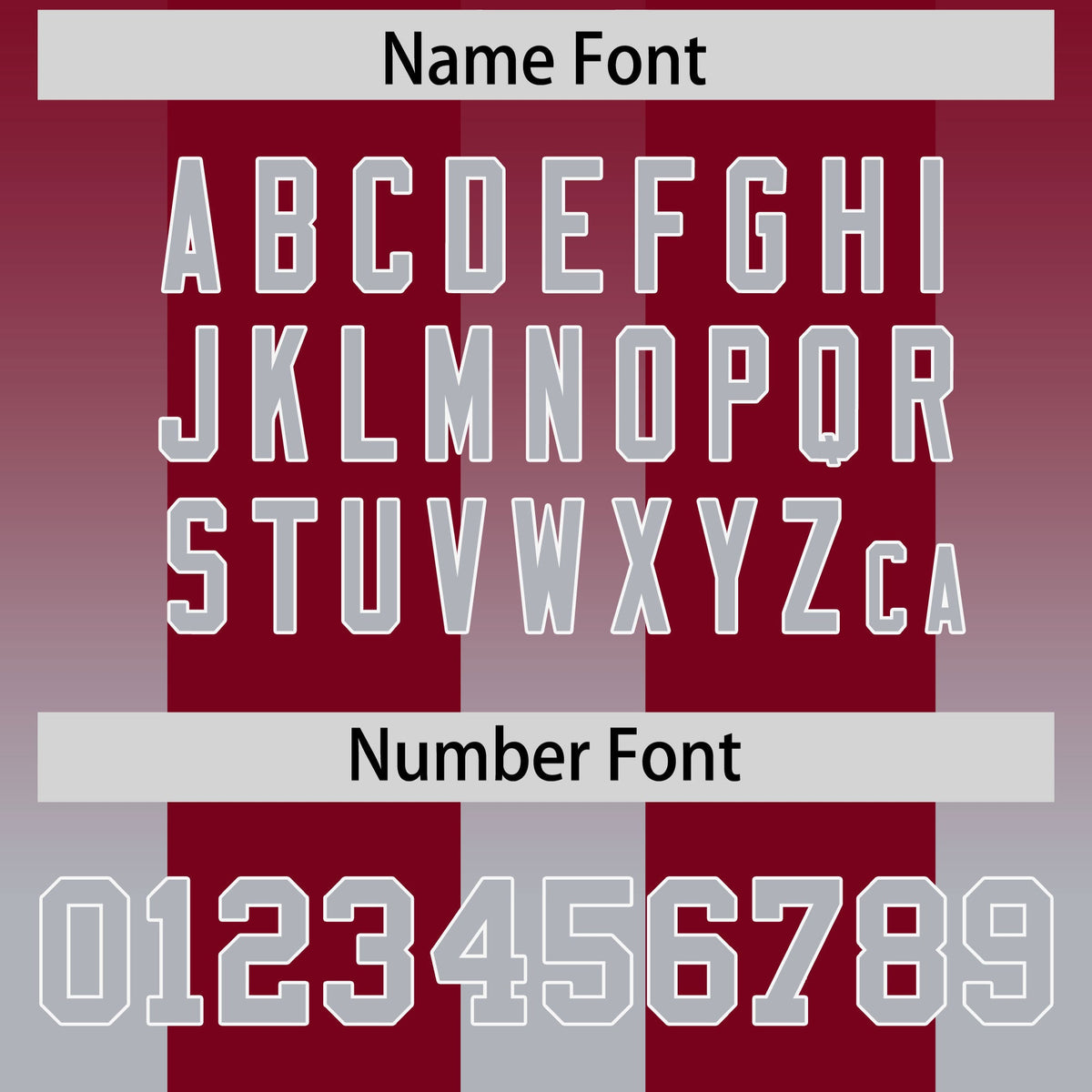 Custom Cardinal Gray Vertical Width Stripe Gradient Fashion Personalized Team American Football Jersey