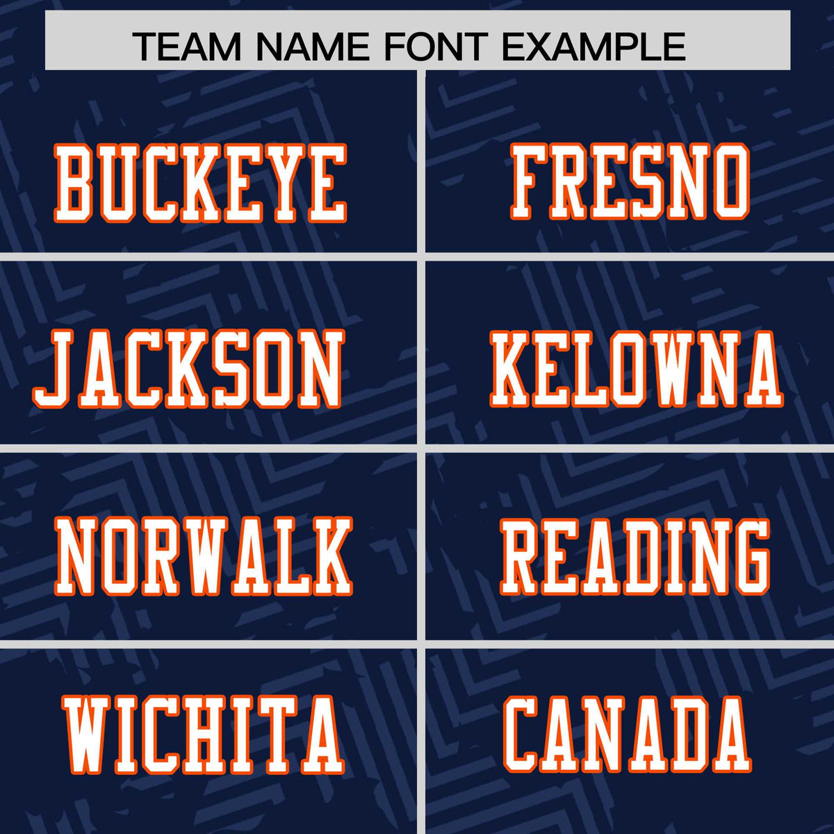 Custom Navy White-Orange Personalized Graffiti Line Design Authentic Football Jersey
