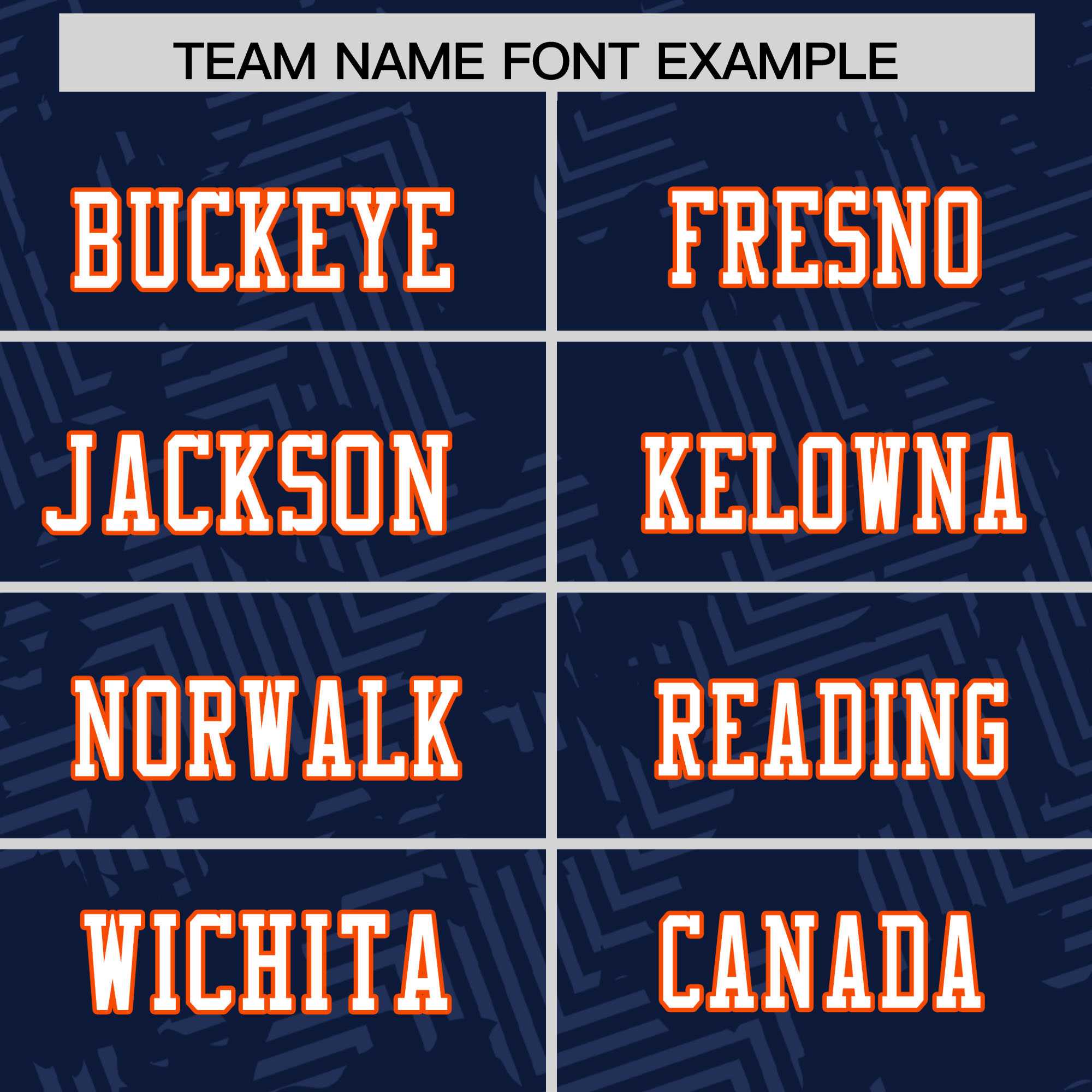 Custom Navy White-Orange Personalized Graffiti Line Design Authentic Football Jersey