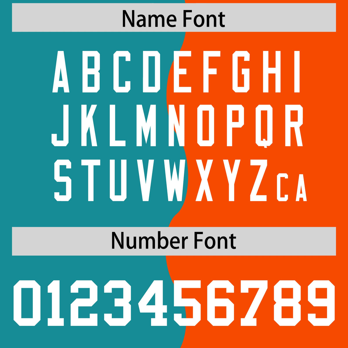 Custom Orange Aqua Split Fashion Mesh Authentic American Football Jersey