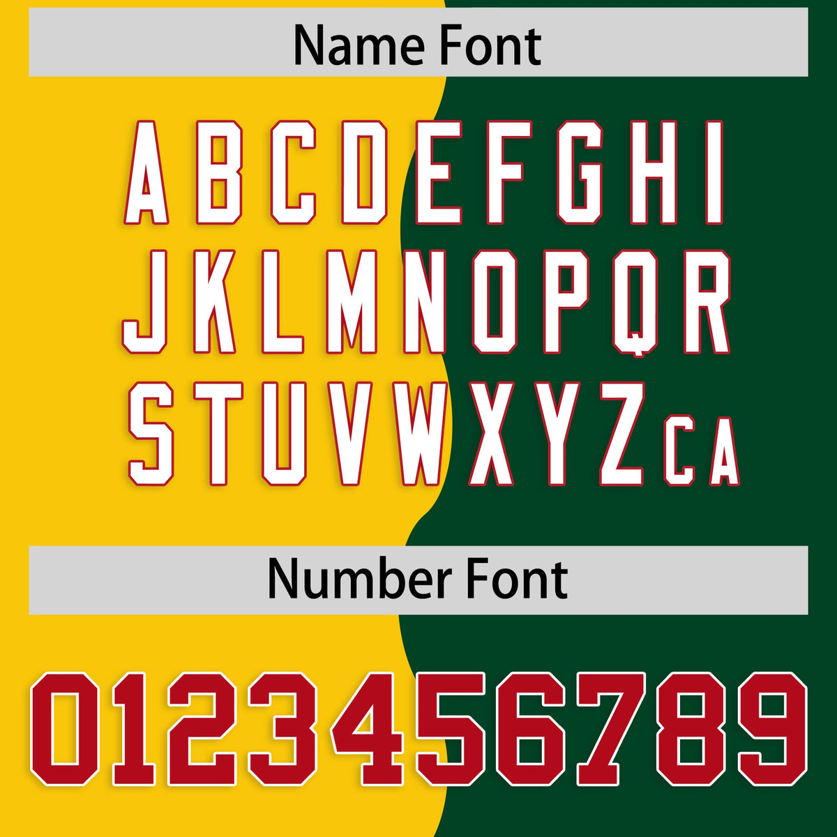 Custom Green Gold Split Fashion Mesh Authentic American Football Jersey