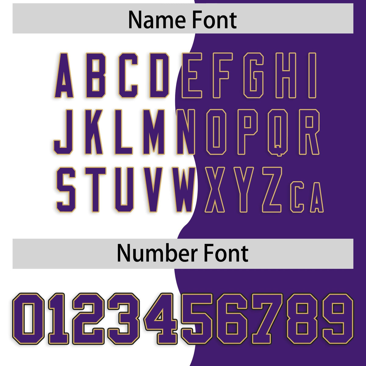 Custom Purple White Split Fashion Mesh Authentic American Football Jersey