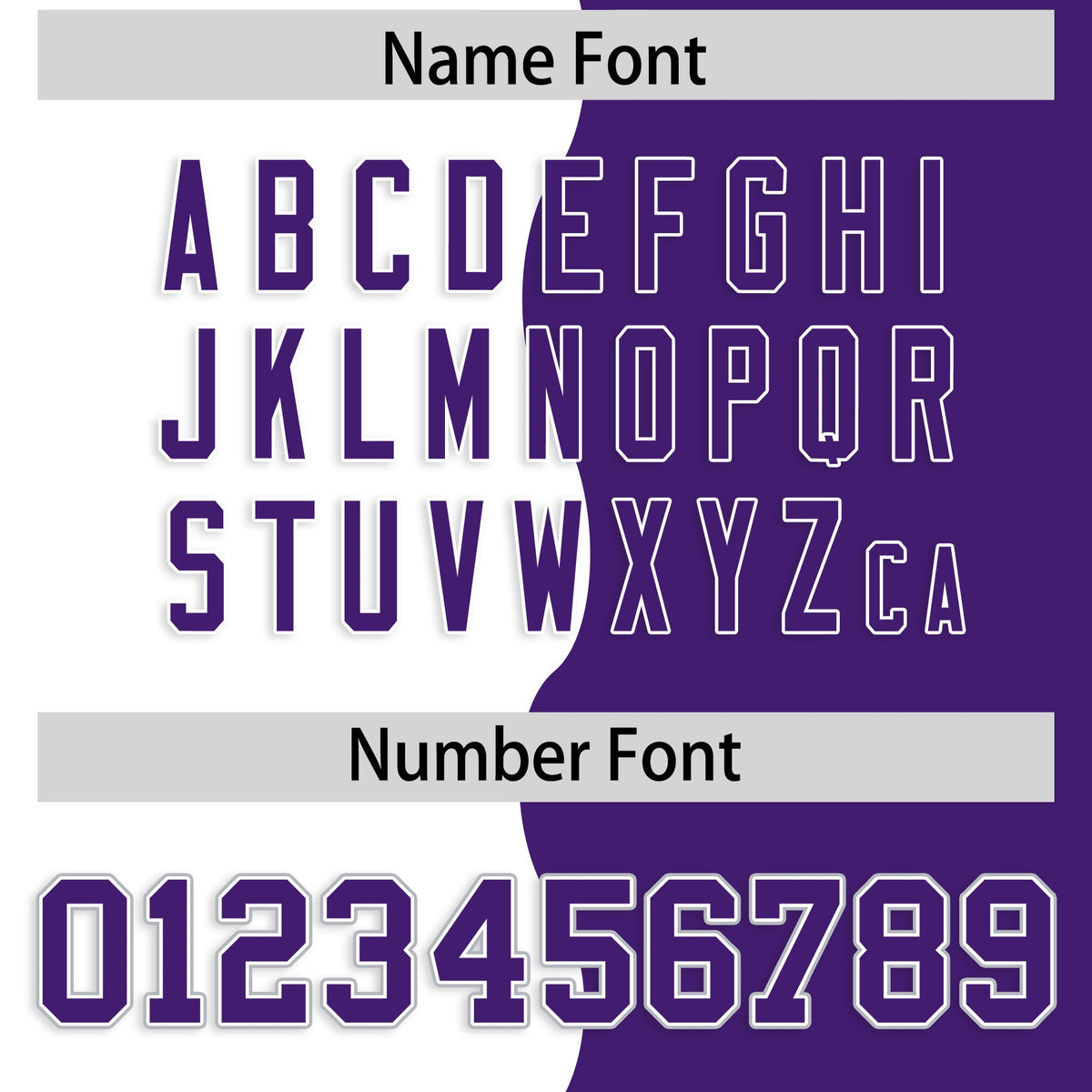 Custom Purple White Split Fashion Mesh Authentic American Football Jersey