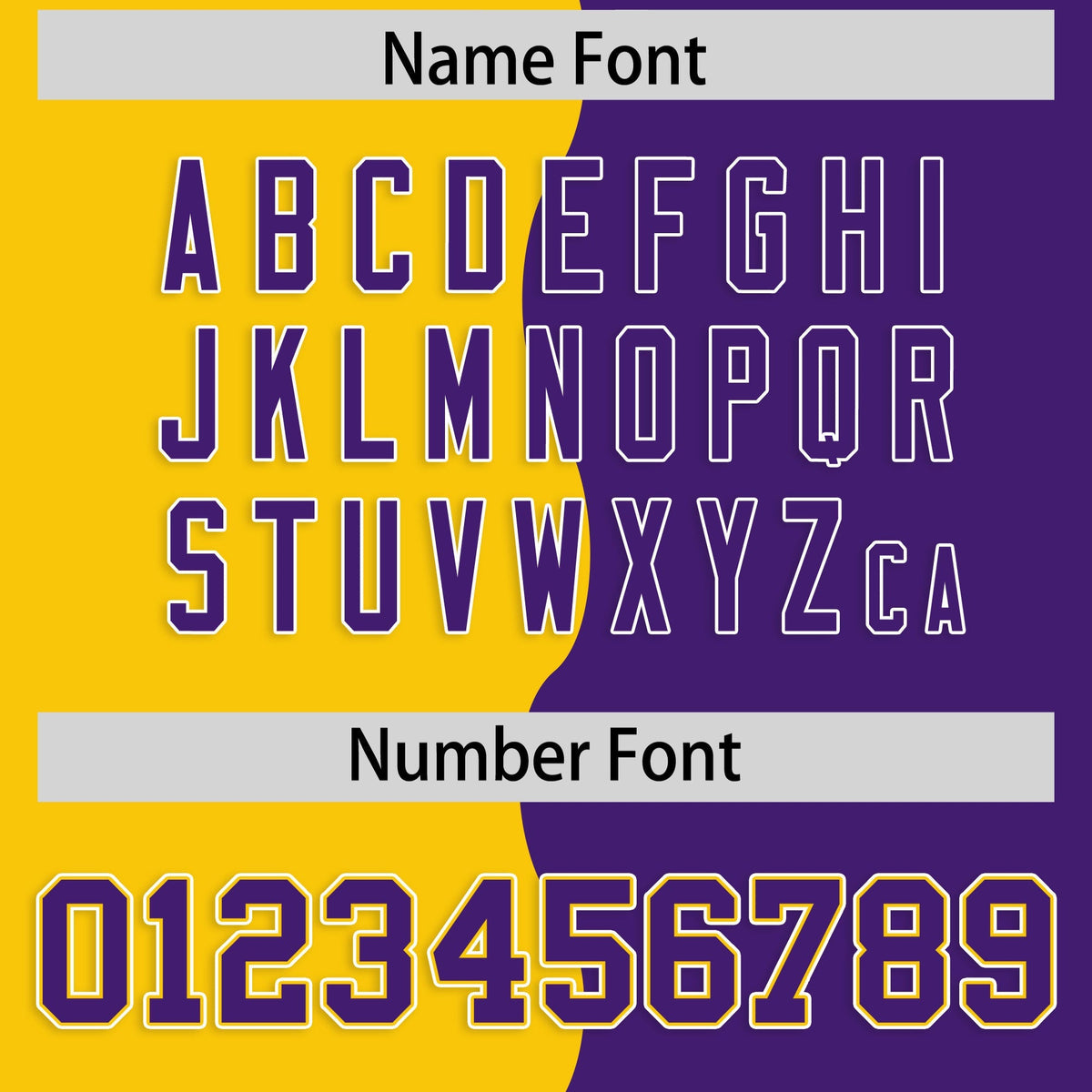 Custom Purple Gold Split Fashion Mesh Authentic American Football Jersey