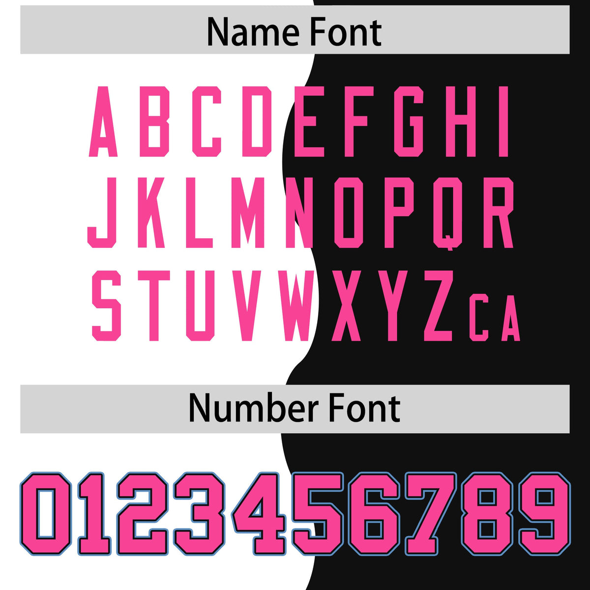 Custom Black White Split Fashion Mesh Authentic American Football Jersey