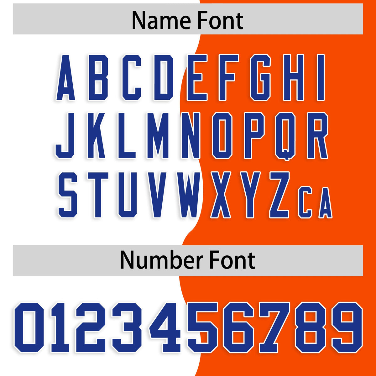 Custom Orange White Split Fashion Mesh Authentic American Football Jersey