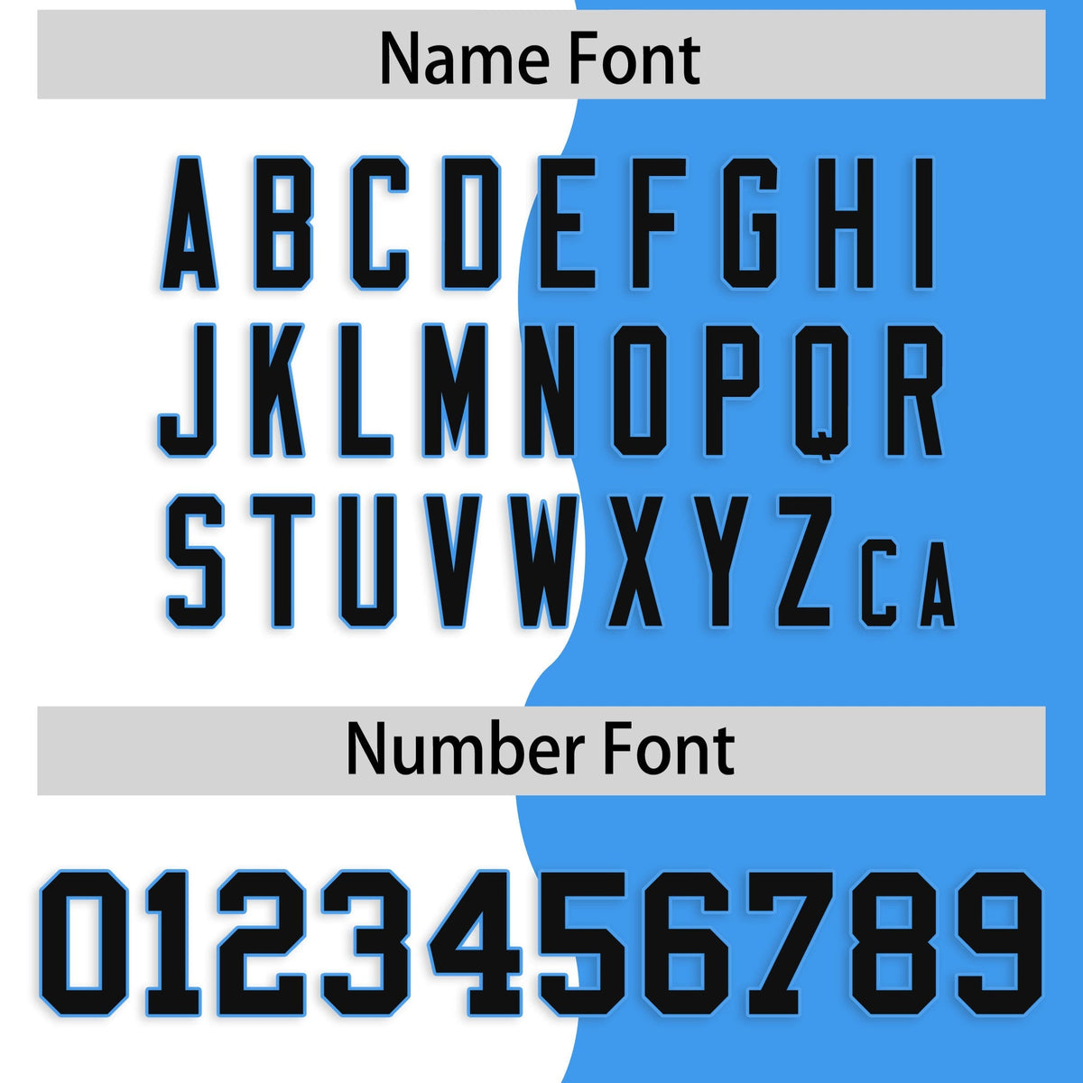 Custom Powder Blue White Split Fashion Mesh Authentic American Football Jersey