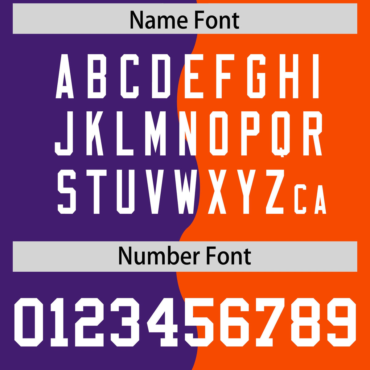 Custom Orange Purple Split Fashion Mesh Authentic American Football Jersey