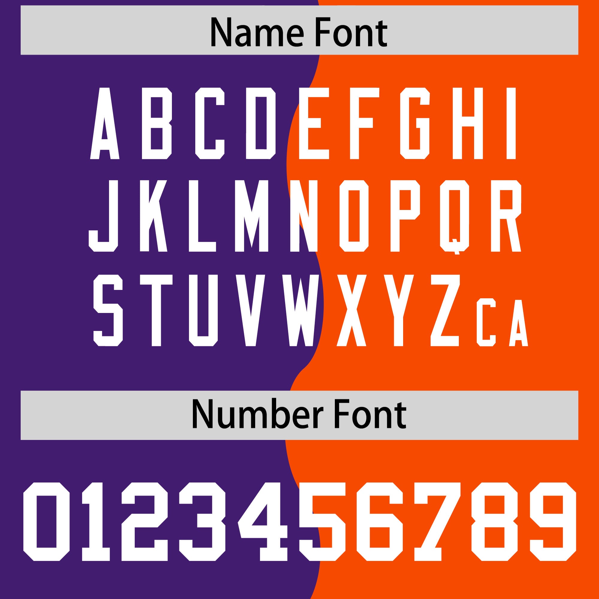 Custom Orange Purple Split Fashion Mesh Authentic American Football Jersey