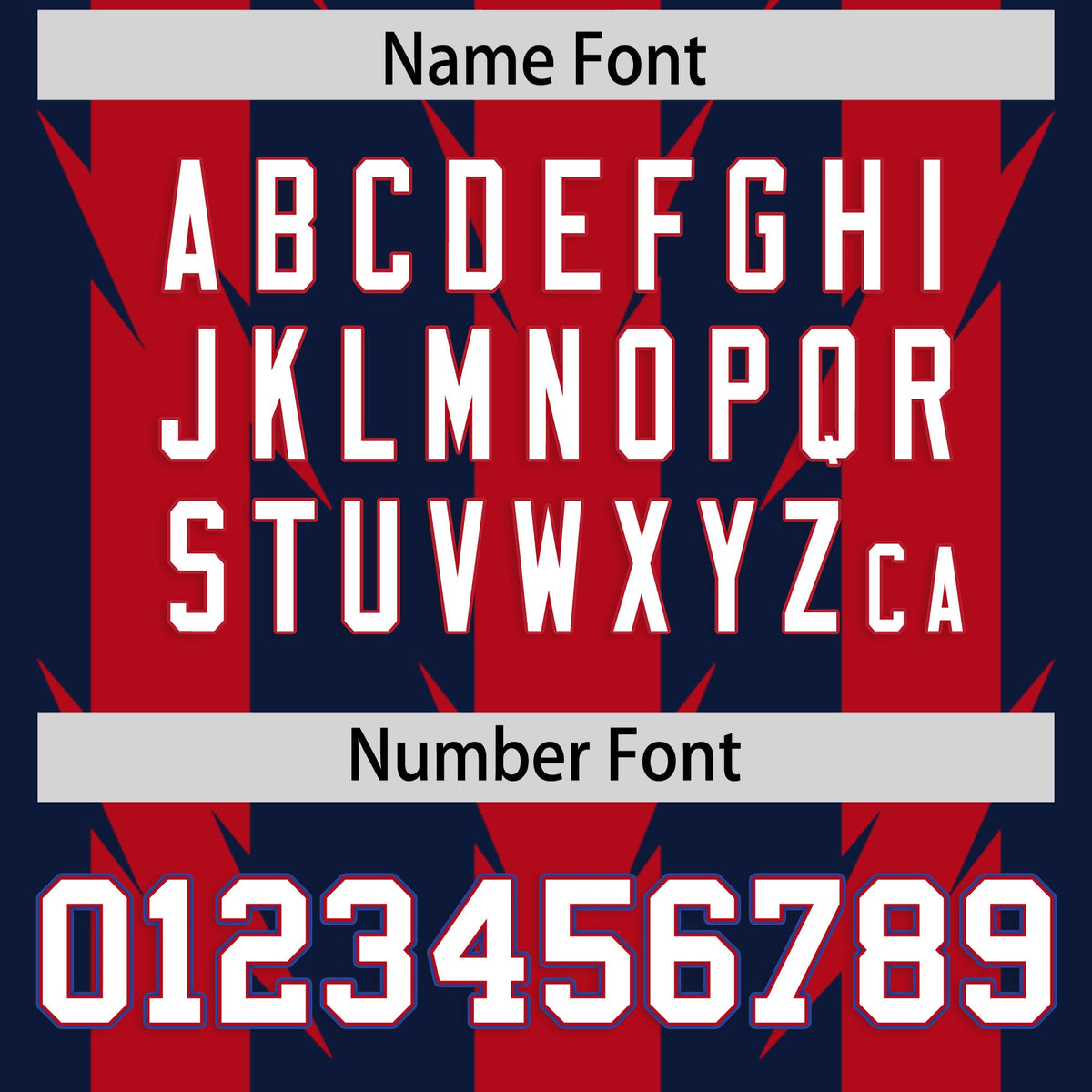 Custom Navy Red Personalized Razr Stripe Graffiti Pattern Authentic American Football Jersey