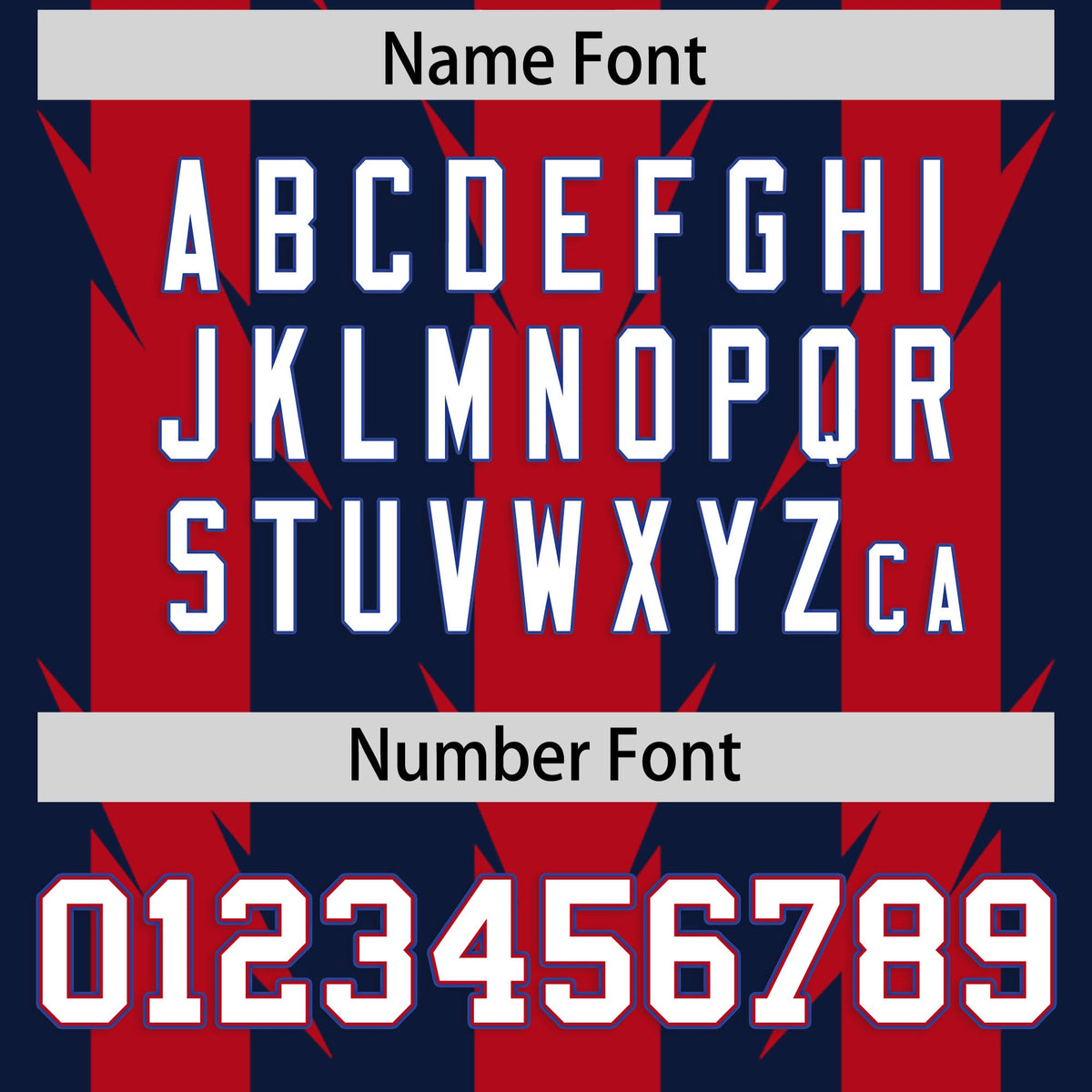 Custom Navy Red Personalized Razr Stripe Graffiti Pattern Authentic American Football Jersey