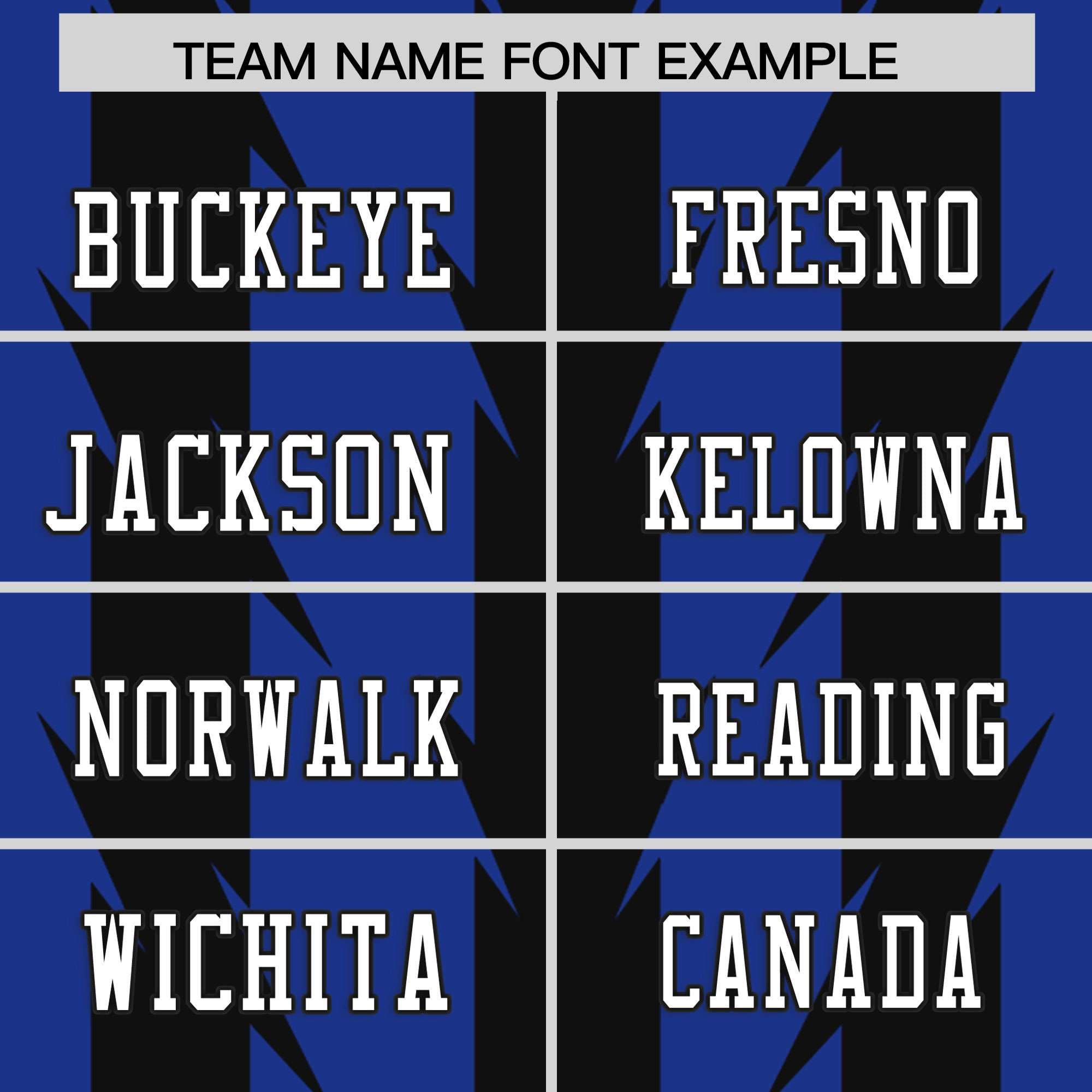 Custom Royal Black Personalized Razr Stripe Graffiti Pattern Authentic American Football Jersey