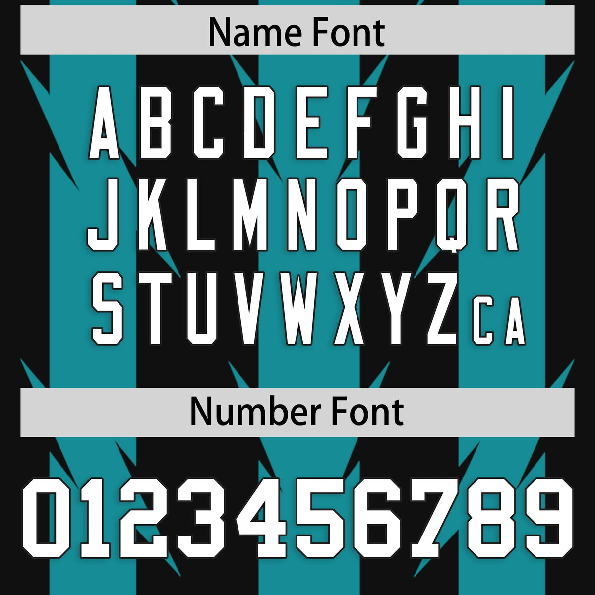 Custom Black Aqua Personalized Razr Stripe Graffiti Pattern Authentic American Football Jersey