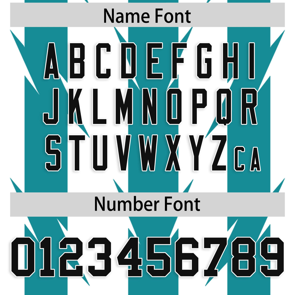 Custom White Aqua Personalized Razr Stripe Graffiti Pattern Authentic American Football Jersey