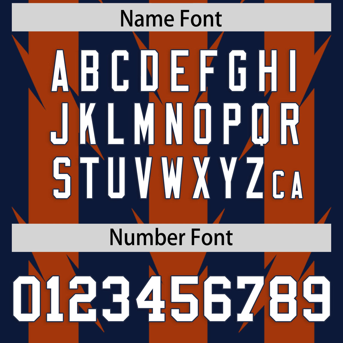 Custom Navy Texas Orange Personalized Razr Stripe Graffiti Pattern Authentic American Football Jersey