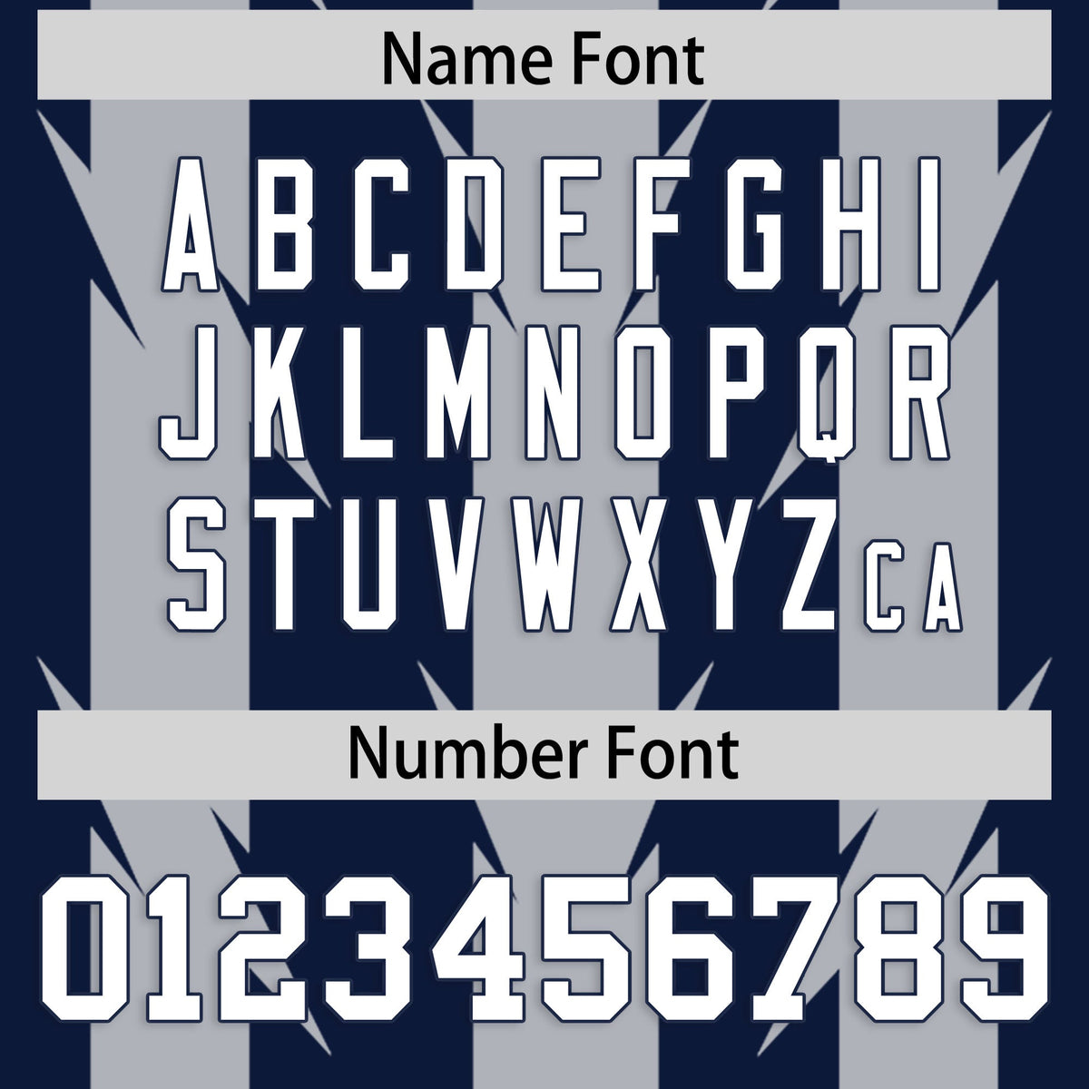 Custom Navy Gray Personalized Razr Stripe Graffiti Pattern Authentic American Football Jersey