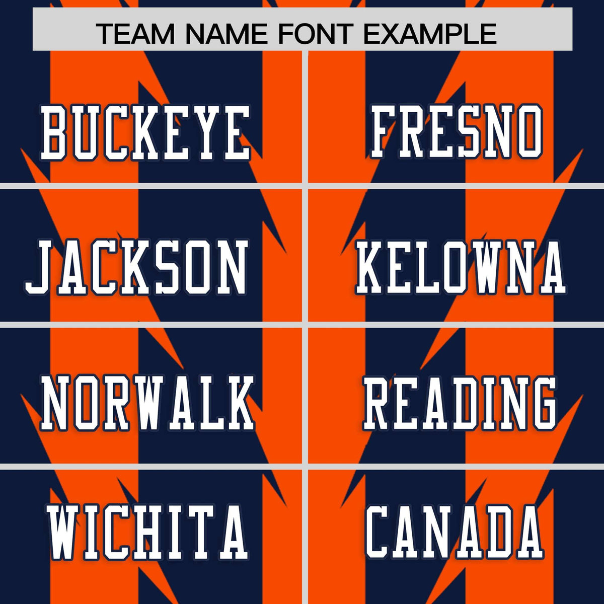 Custom Navy Orange Personalized Razr Stripe Graffiti Pattern Authentic American Football Jersey