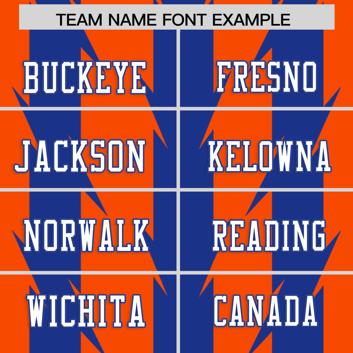 Custom Orange Royal Personalized Razr Stripe Graffiti Pattern Authentic American Football Jersey