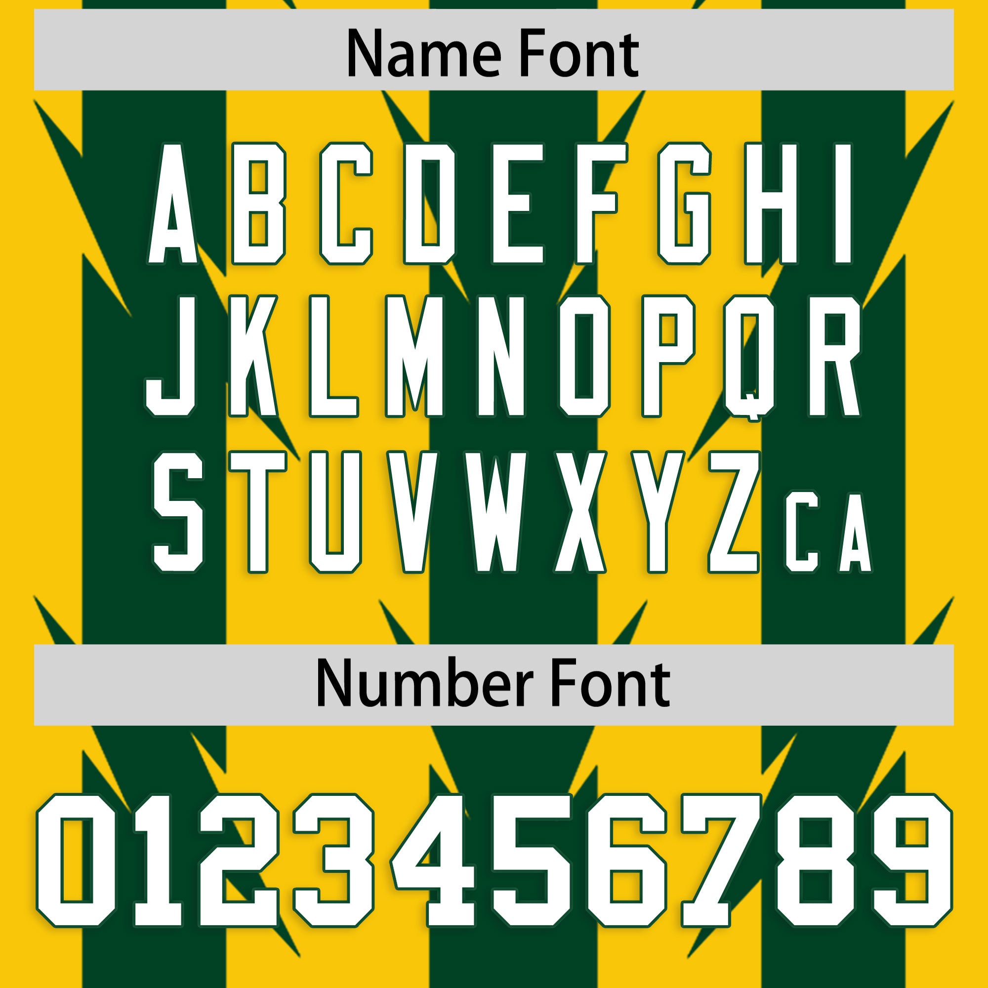 Custom Gold Green Personalized Razr Stripe Graffiti Pattern Authentic American Football Jersey