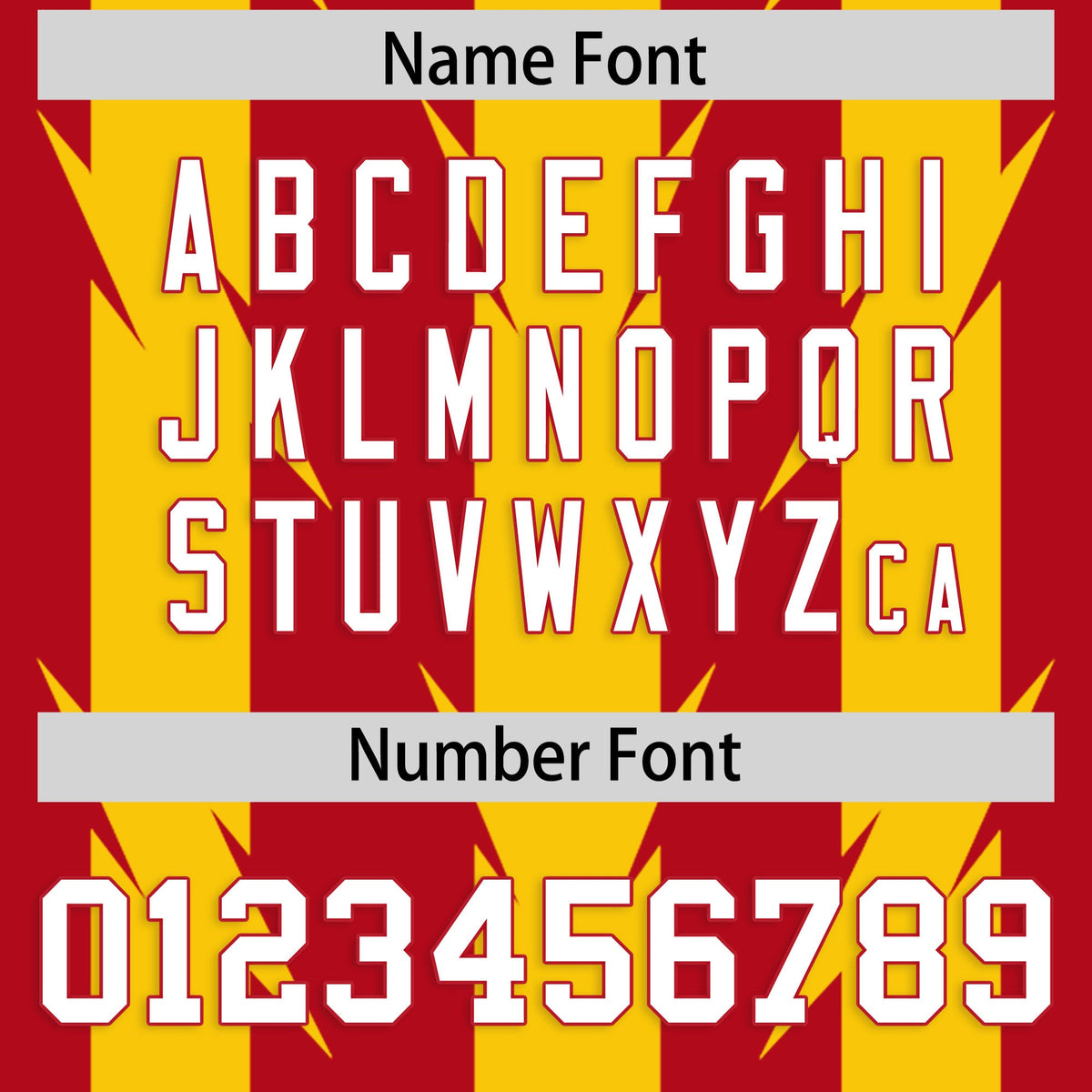 Custom Red Gold Personalized Razr Stripe Graffiti Pattern Authentic American Football Jersey