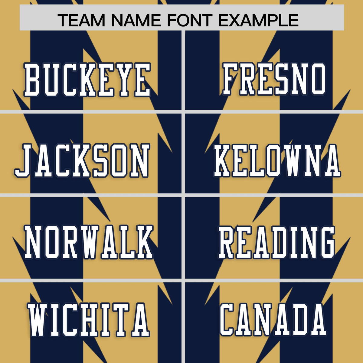 Custom Old Gold Navy Personalized Razr Stripe Graffiti Pattern Authentic American Football Jersey