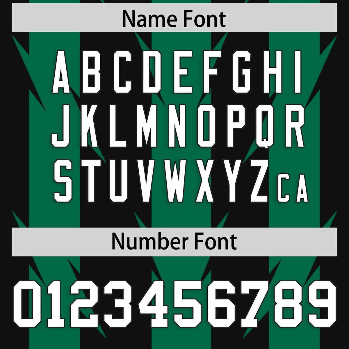 Custom Black Kelly Green Personalized Razr Stripe Graffiti Pattern Authentic American Football Jersey