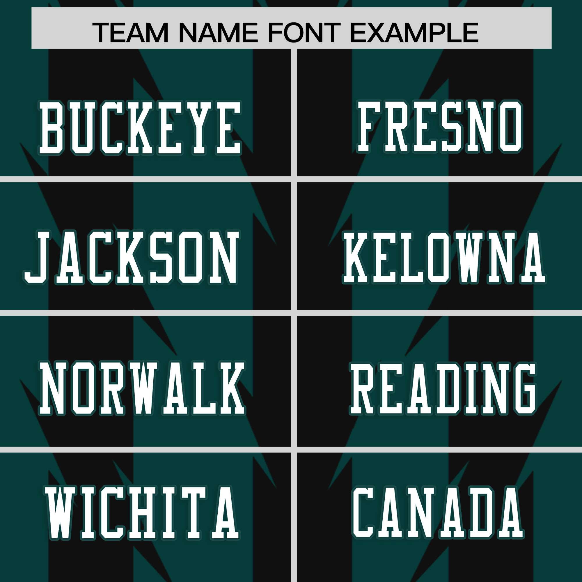 Custom Midnight Green Black Personalized Razr Stripe Graffiti Pattern Authentic American Football Jersey