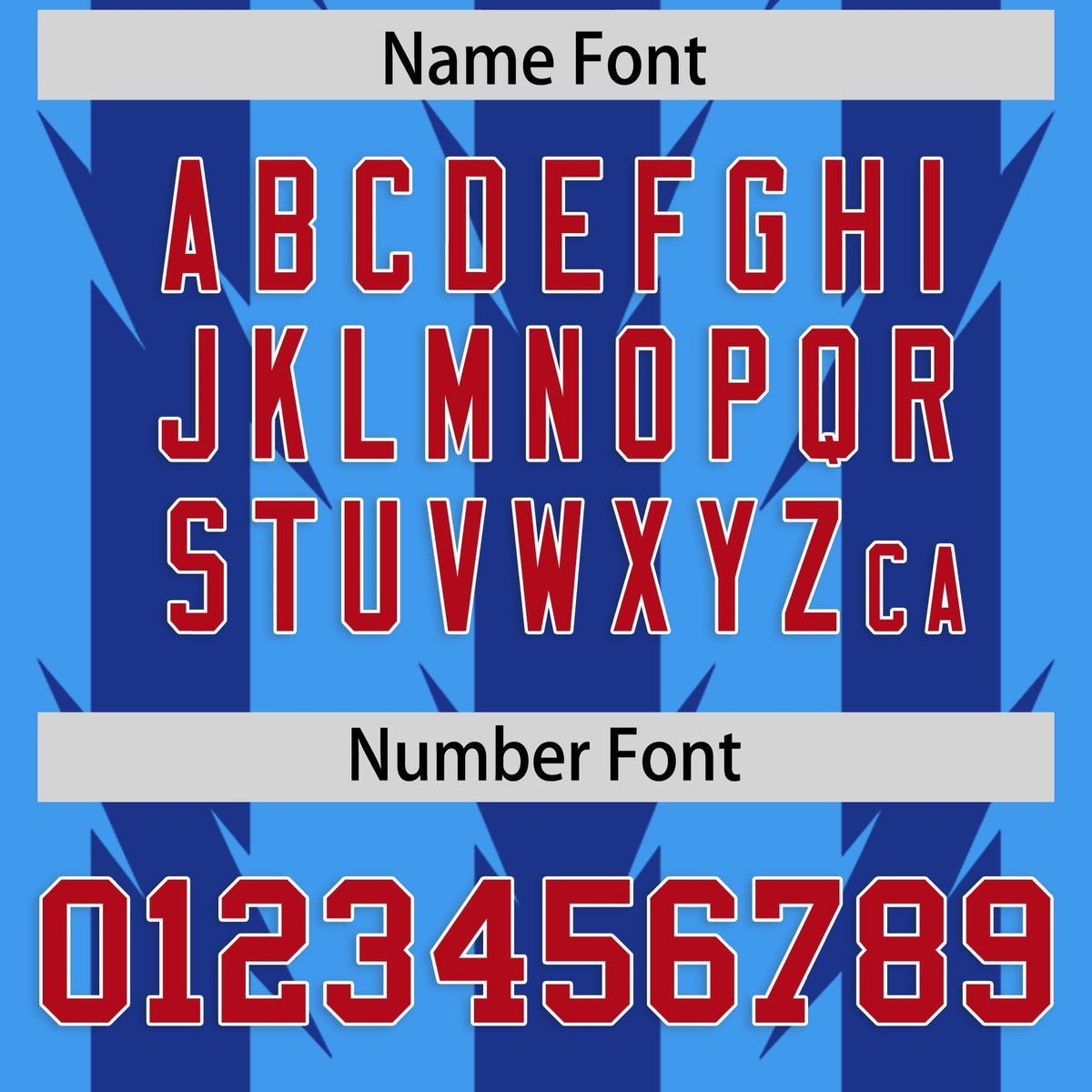 Custom Powder Blue Royal Personalized Razr Stripe Graffiti Pattern Authentic American Football Jersey