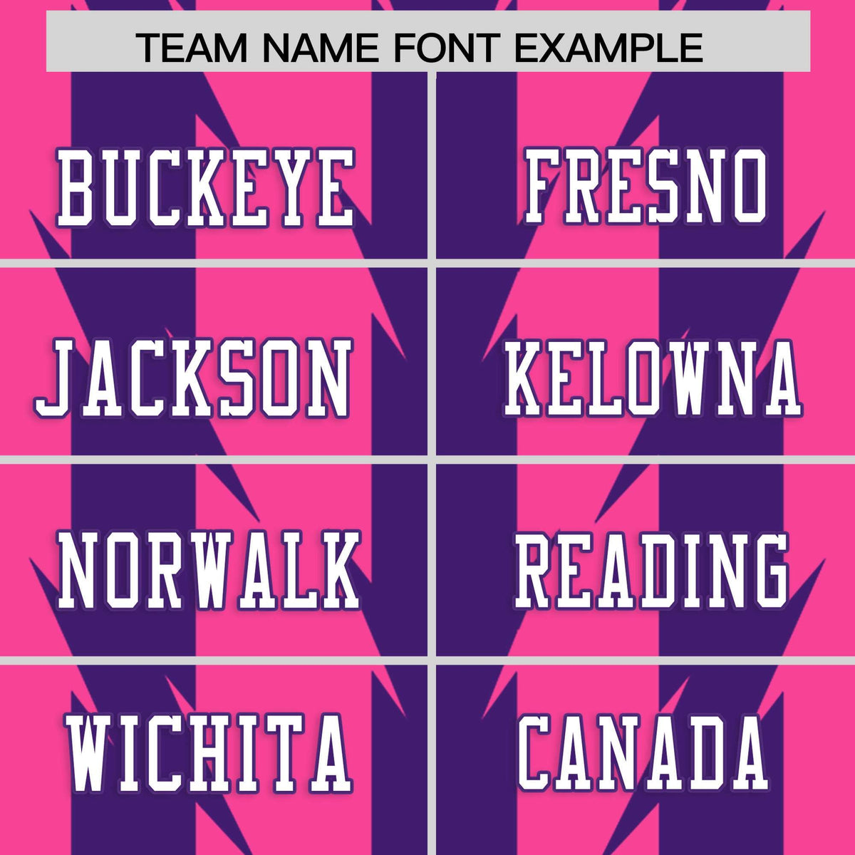 Custom Pink Purple Personalized Razr Stripe Graffiti Pattern Authentic American Football Jersey