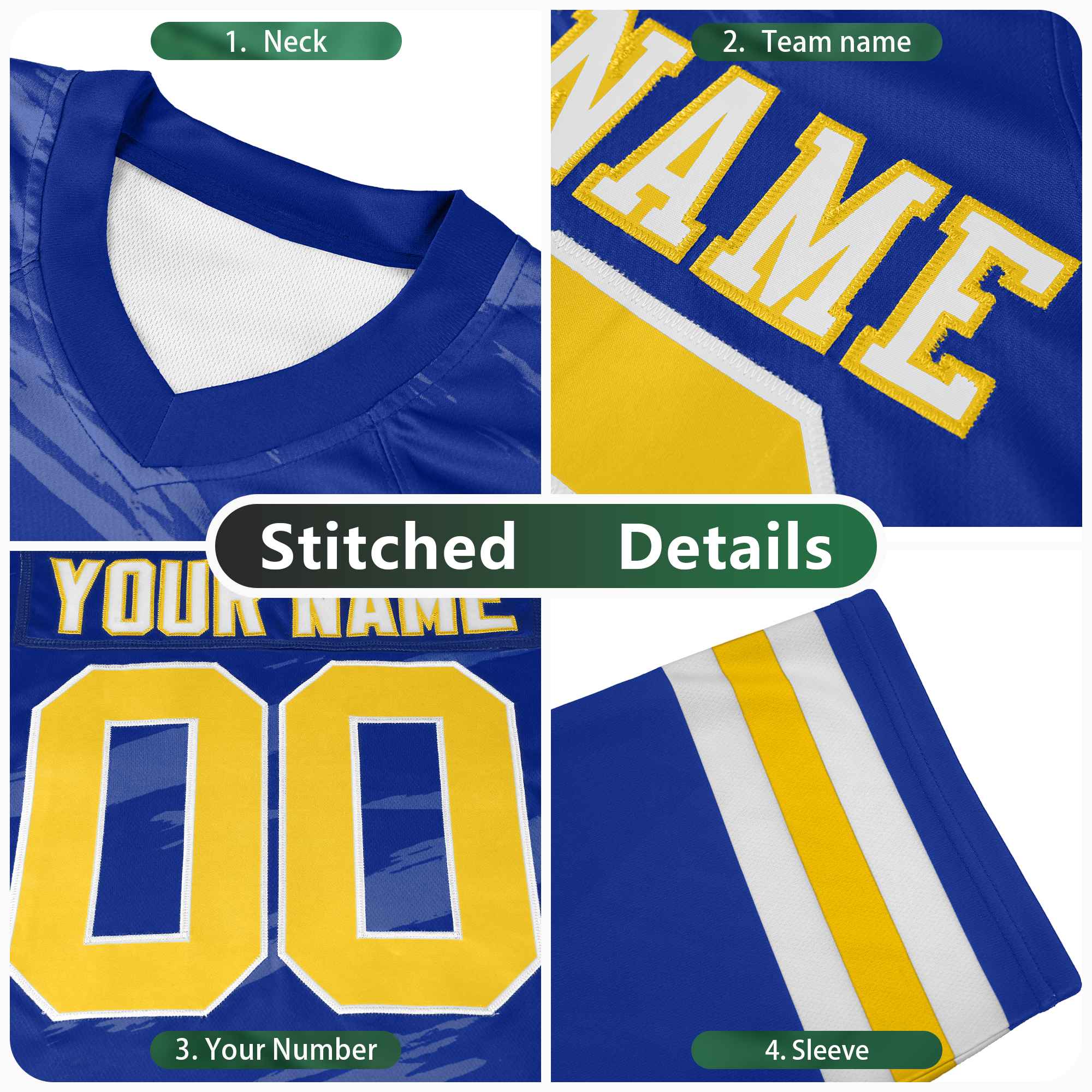 Custom Aqua Black Personalized Razr Stripe Graffiti Pattern Authentic American Football Jersey