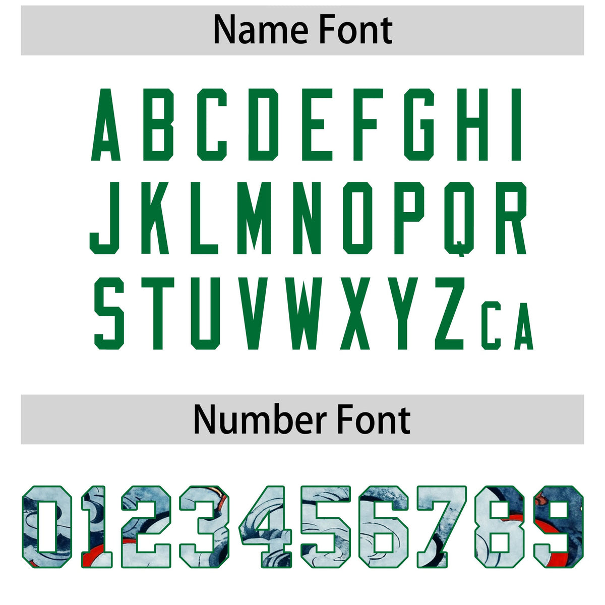 Custom Kelly Green White Ukiyo-e Auspicious Clouds Graffiti Pattern American Football Jersey | For Men,For Women | KXKSHOP