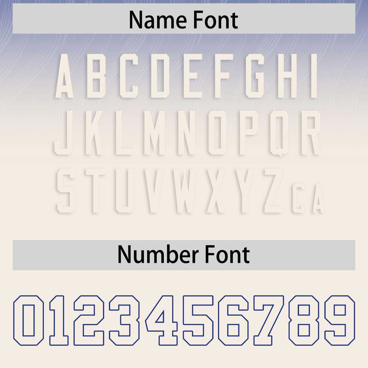 Custom Royal and Cream Gradient Fashion Outdoor Authentic Football Jersey